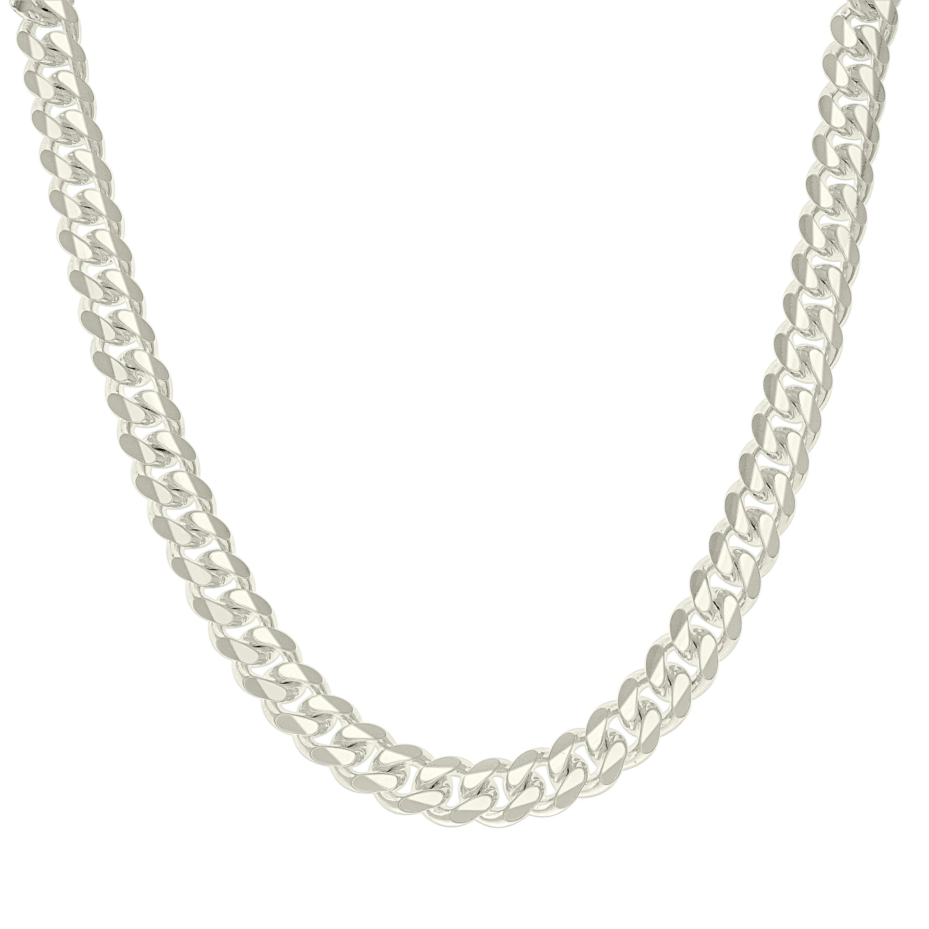 925 Sterling Silver Solid Miami Cuban Chain Silver 060 2mm