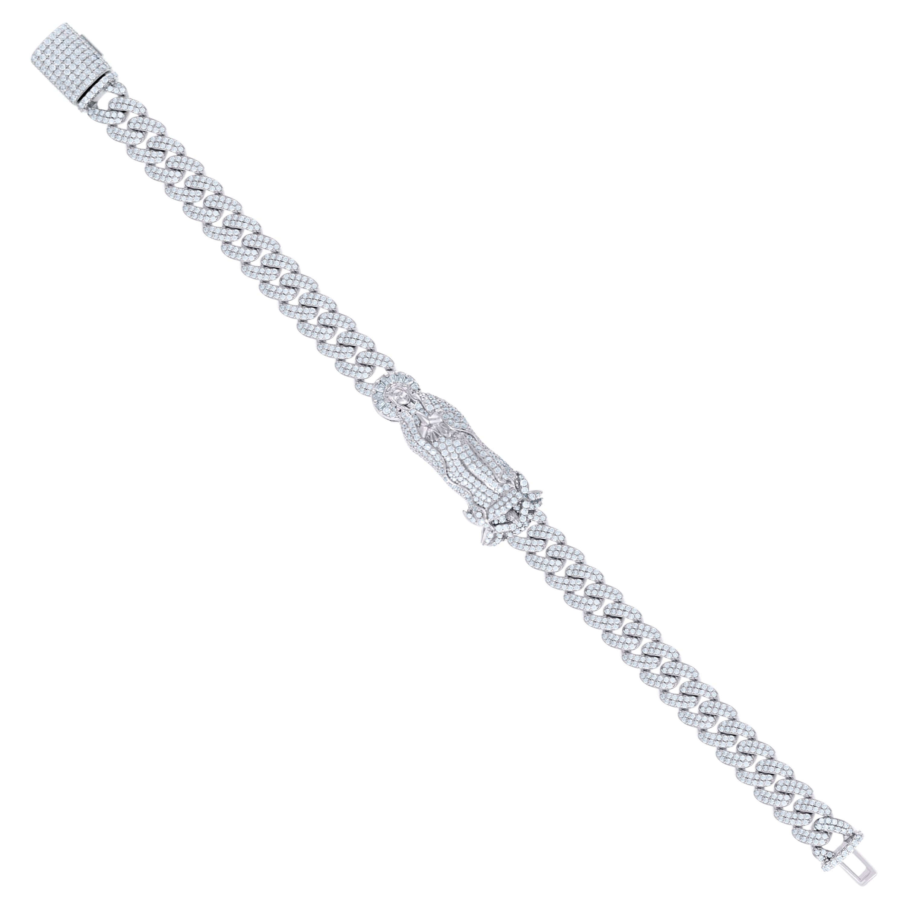 925 Sterling Silver R:6.29Ctw; B:0.29Ctw Moissanit