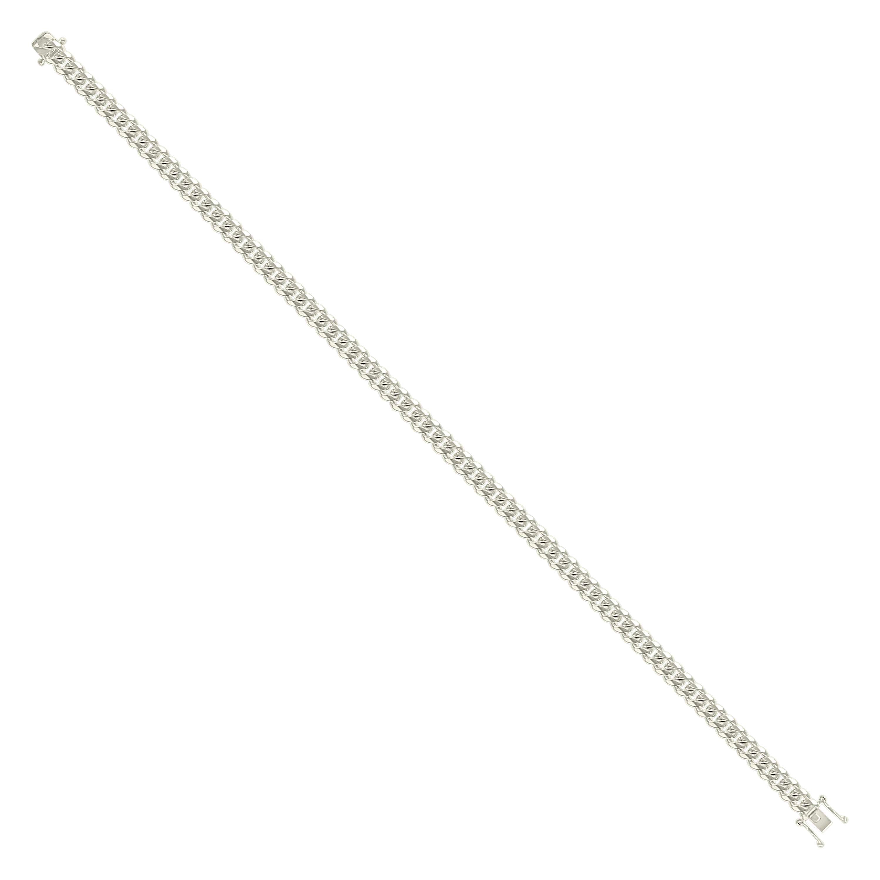 925 Sterling Silver Solid Miami Cuban Chain Silver 060 2mm