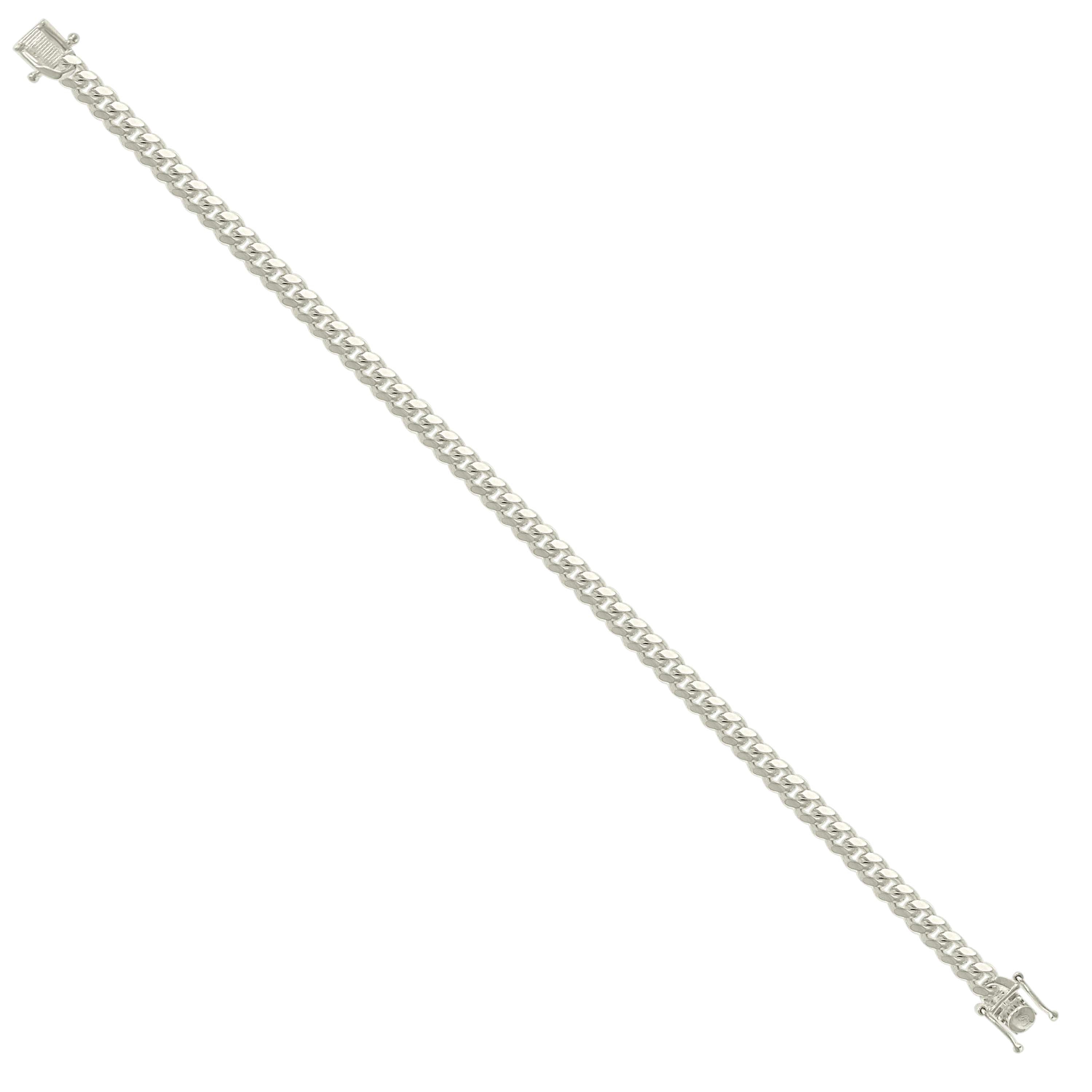 925 Sterling Silver Solid Miami Cuban Chain Silver 060 2mm