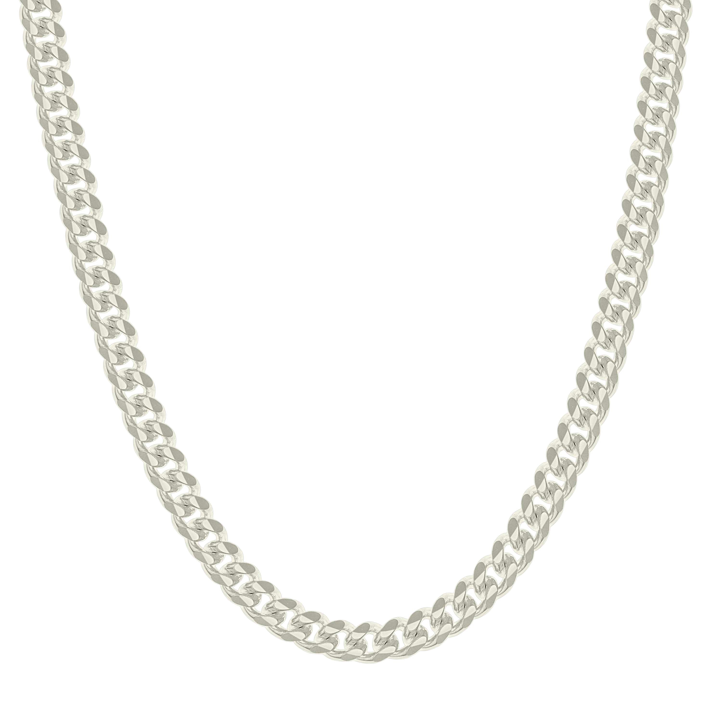 925 Sterling Silver Solid Miami Cuban Chain Silver 060 2mm