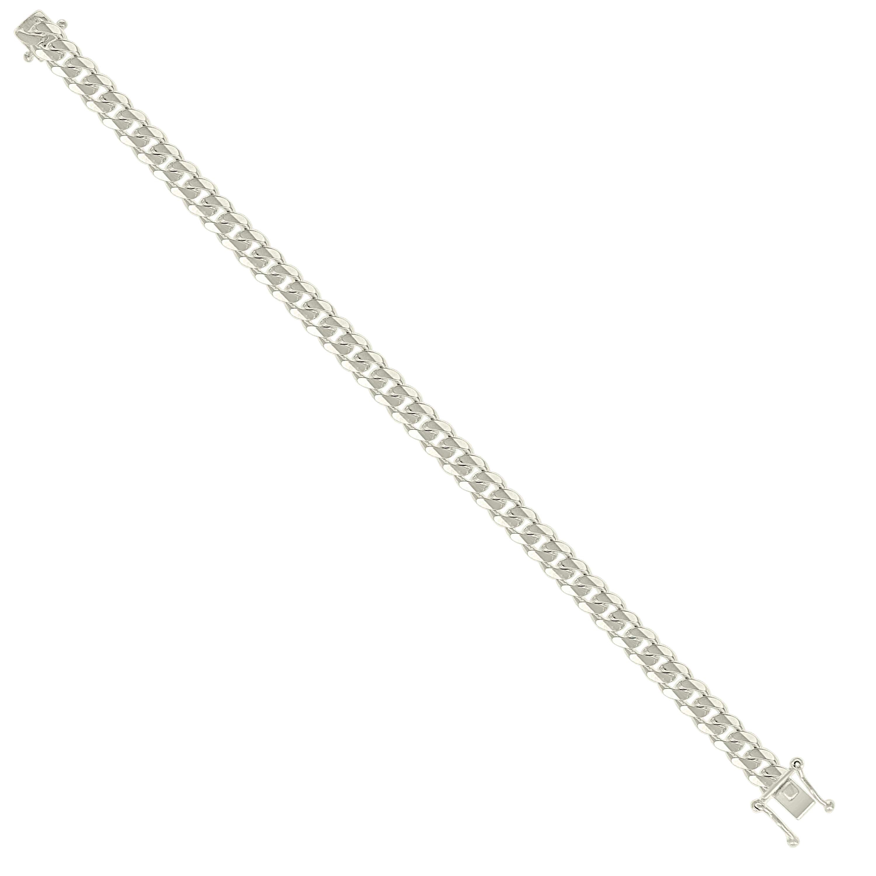 925 Sterling Silver Solid Miami Cuban Chain Silver 060 2mm
