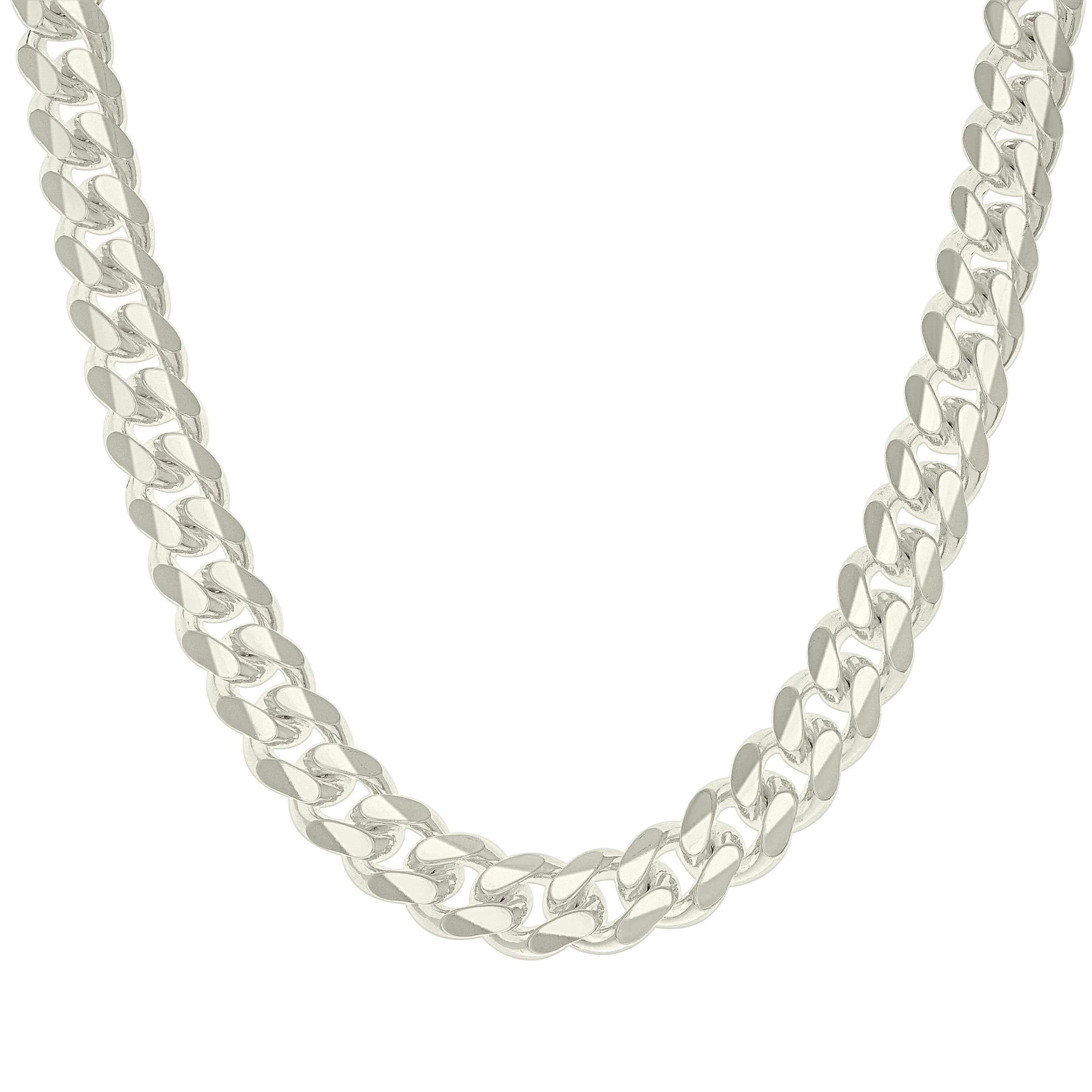 925 Sterling Silver Solid Miami Cuban Chain Silver 060 2mm