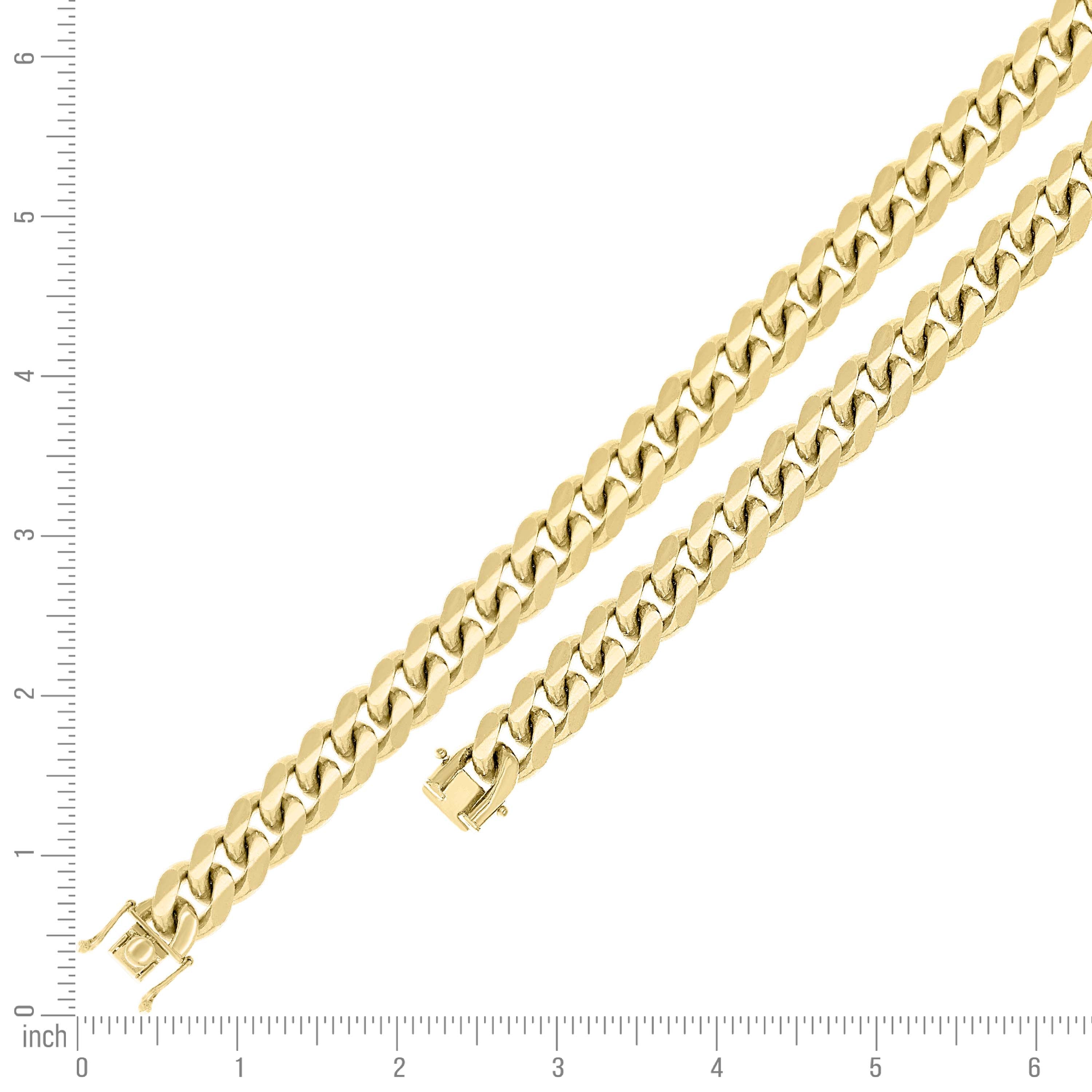 925 Sterling Silver Solid Miami Cuban Chain Silver 060 2mm