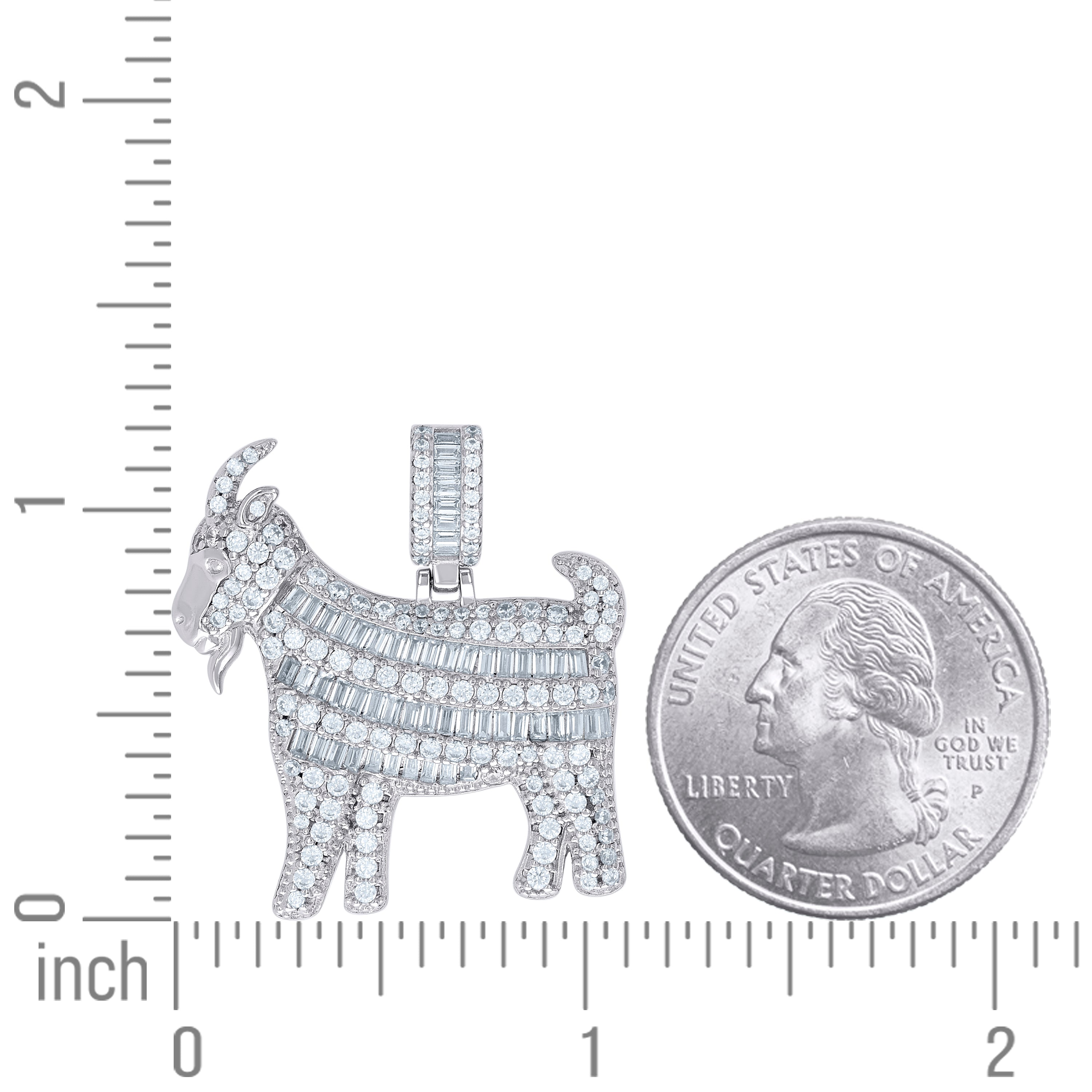 925 Sterling Silver R:1.31Ctw,B:1.39Ctw Moissanite