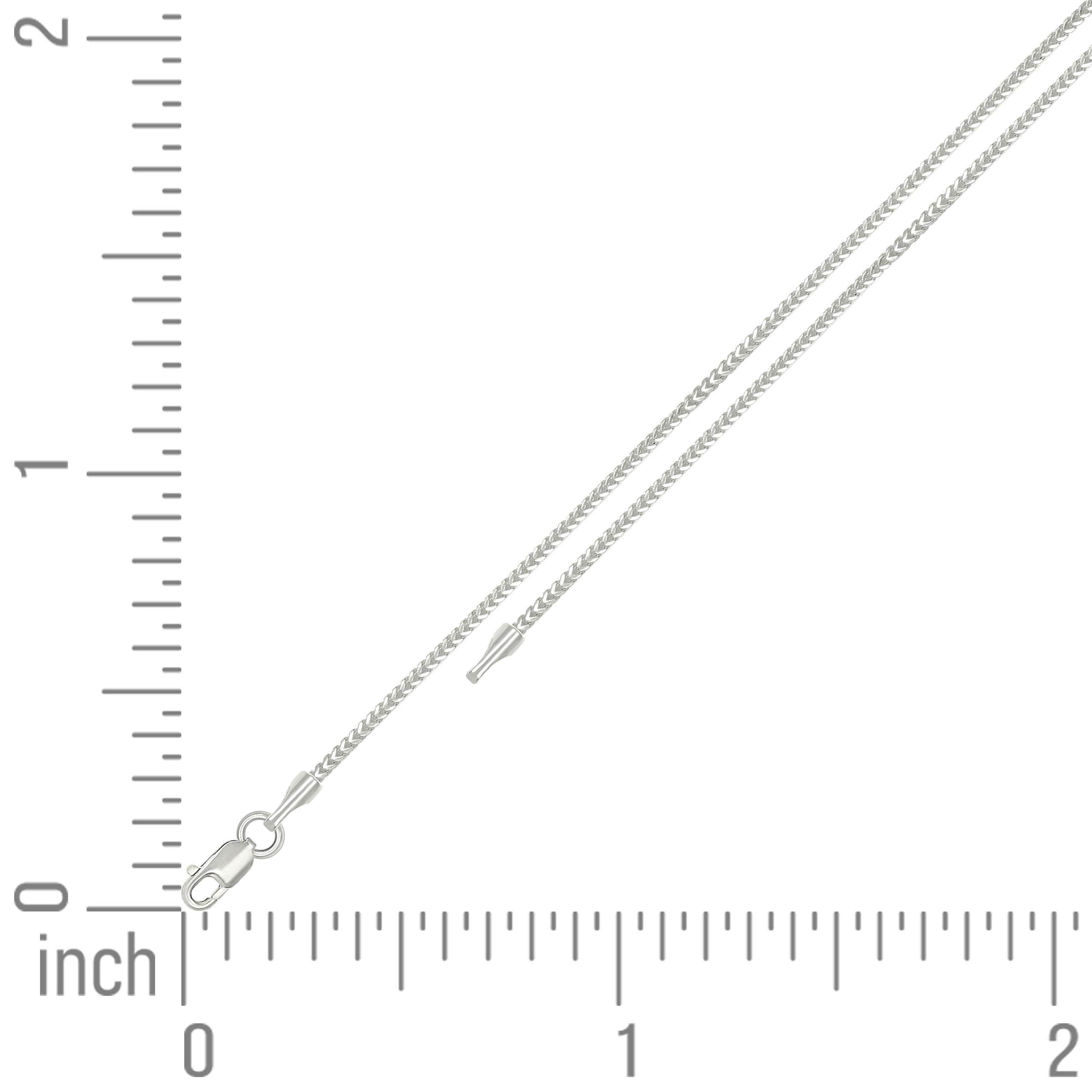 925 Silver Solid Franco Chain Silver 040 1mm