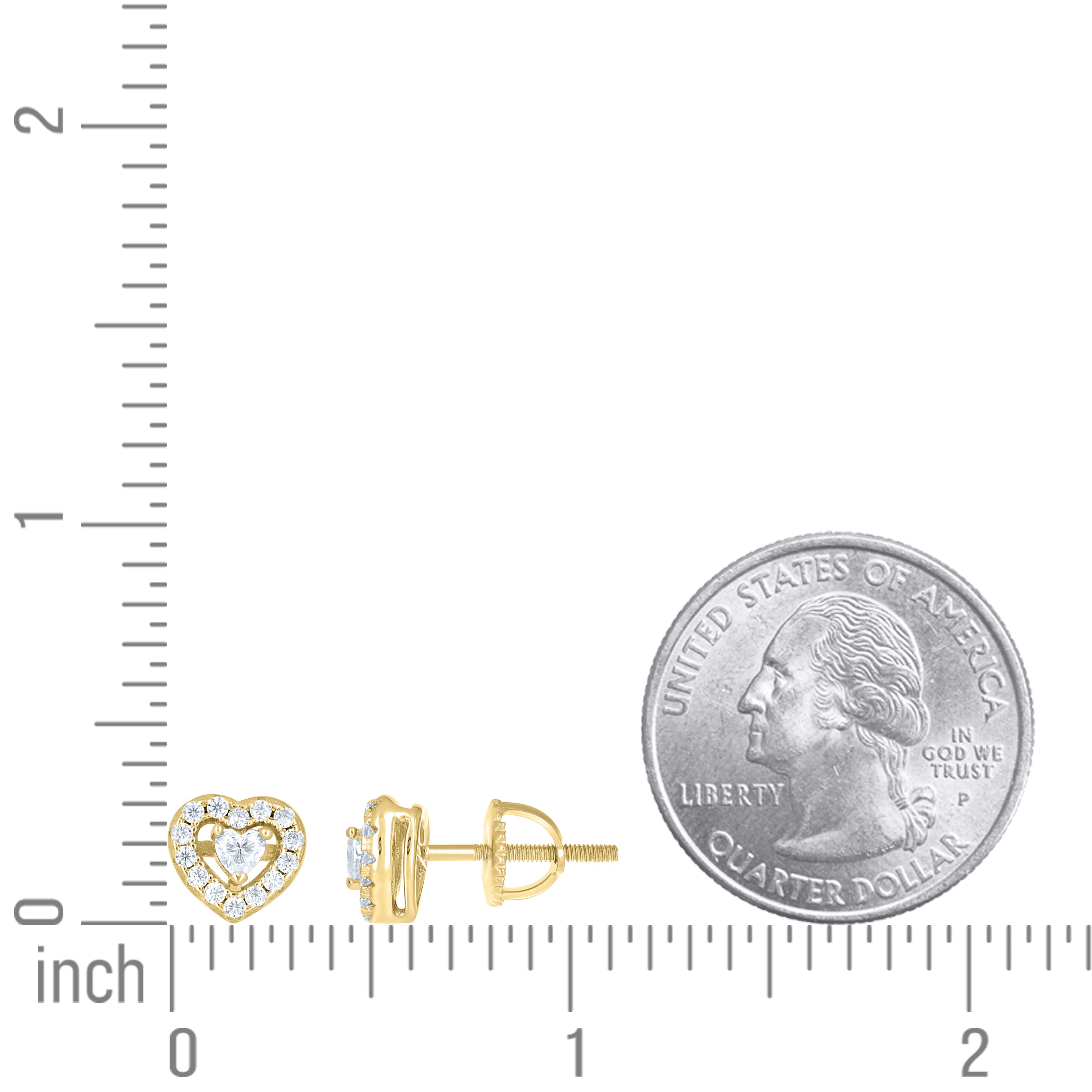 925 Sterling Silver Moissanite Stud Earrings