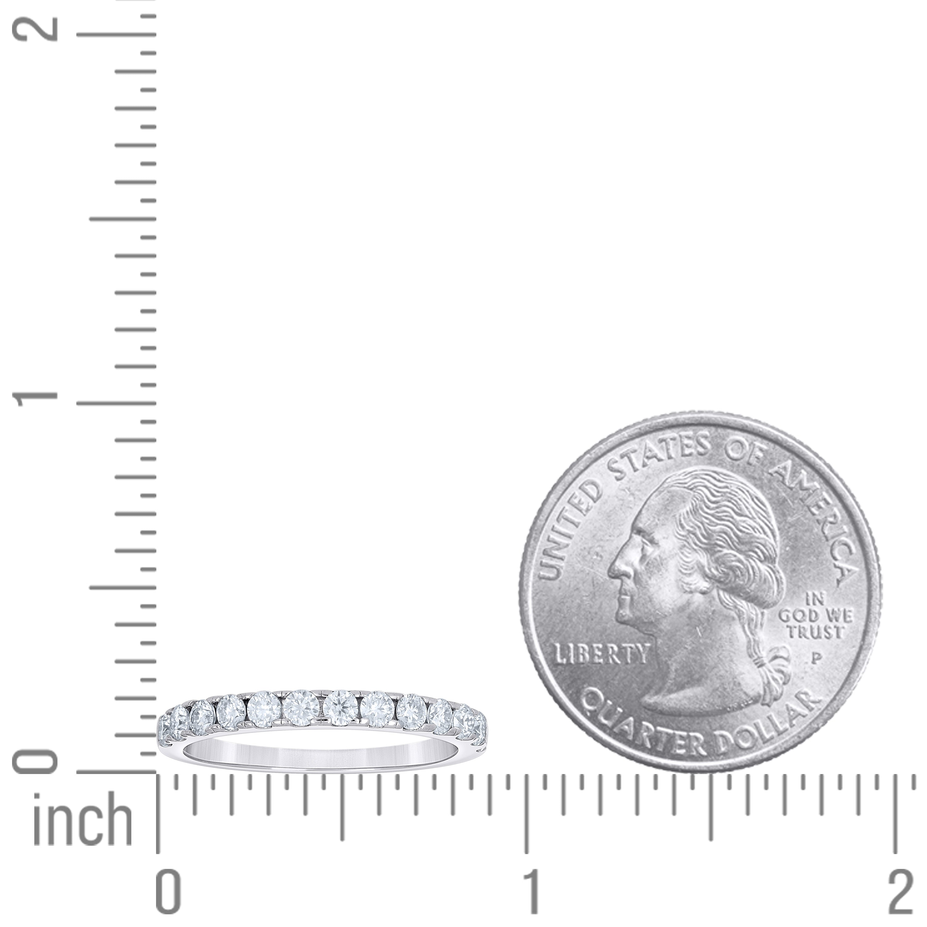 925 Sterling Silver Moissanite Ring