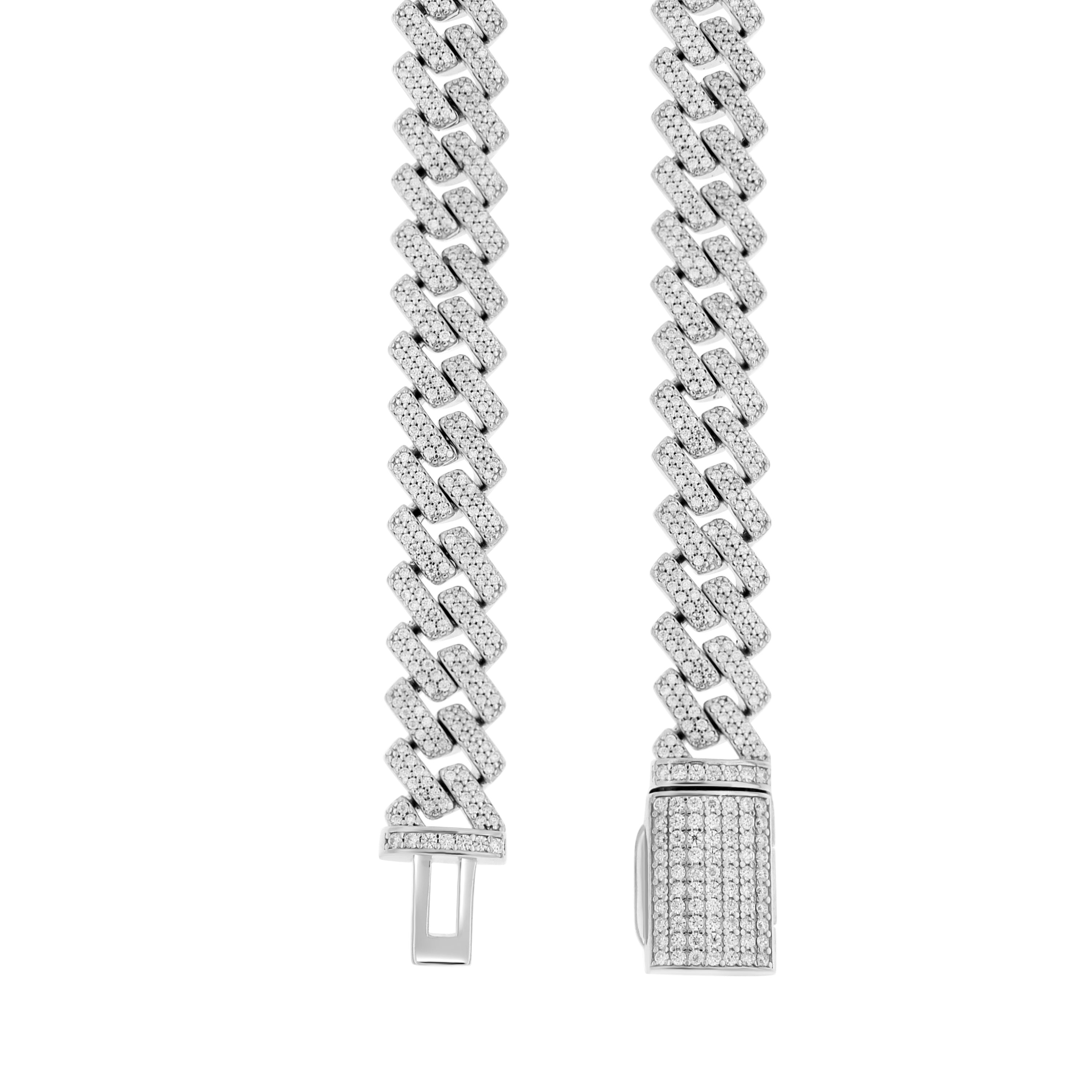 925 Sterling Silver Moissanite Chain