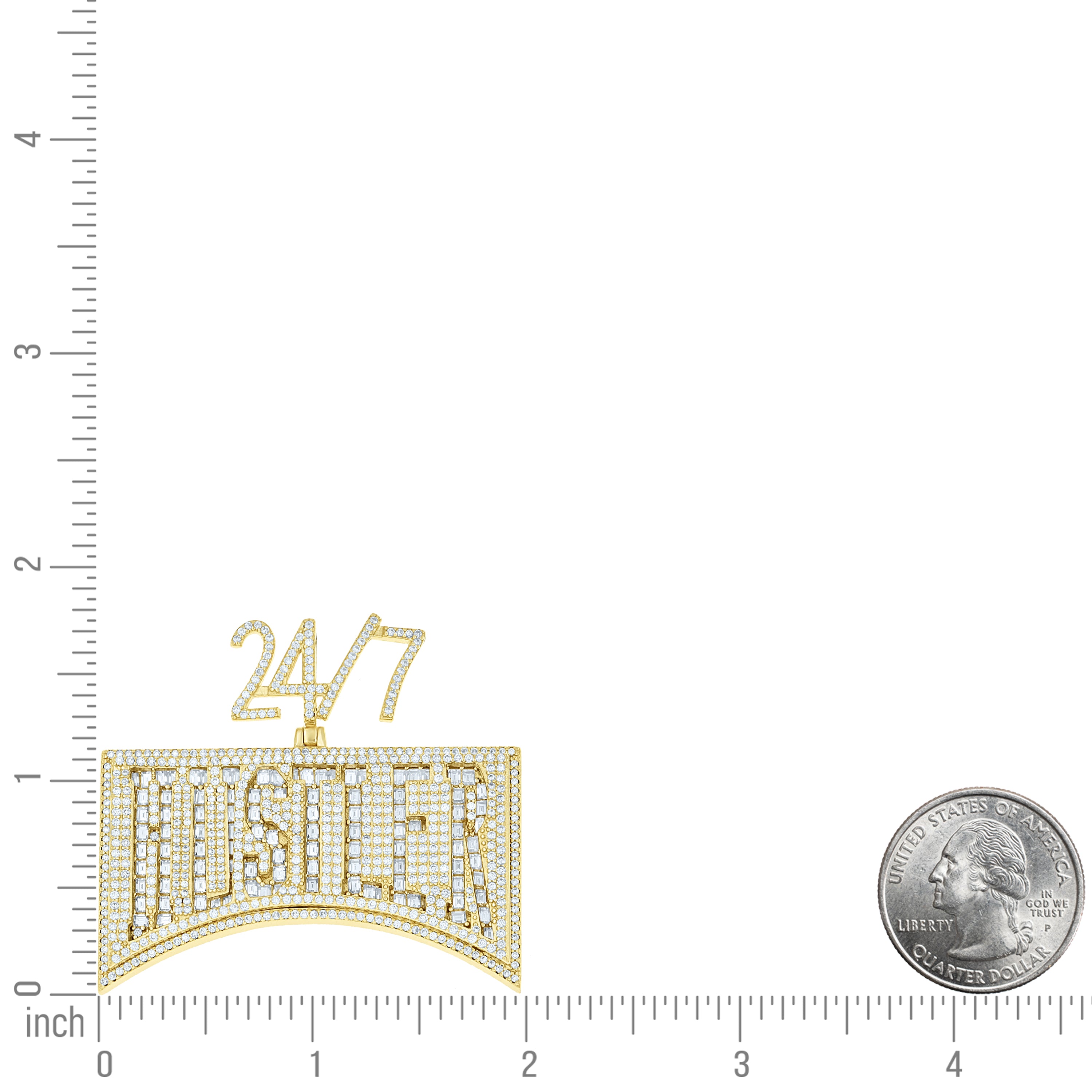 925 Sterling Silver Moissanite Pendant