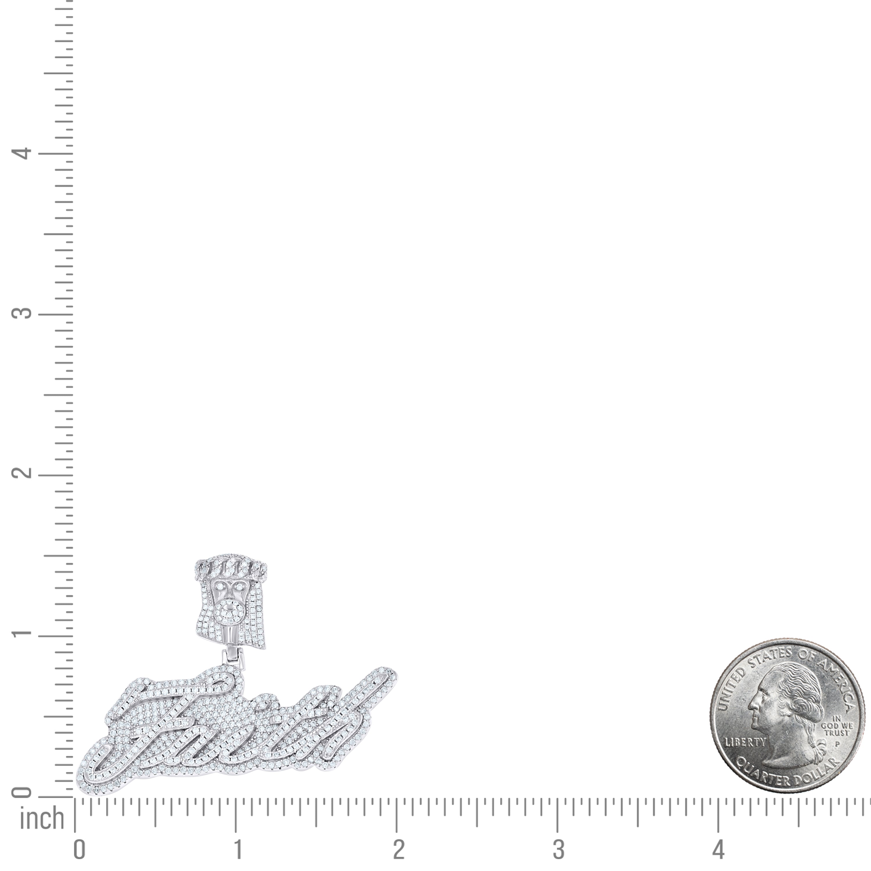 925 Sterling Silver Moissanite Pendant