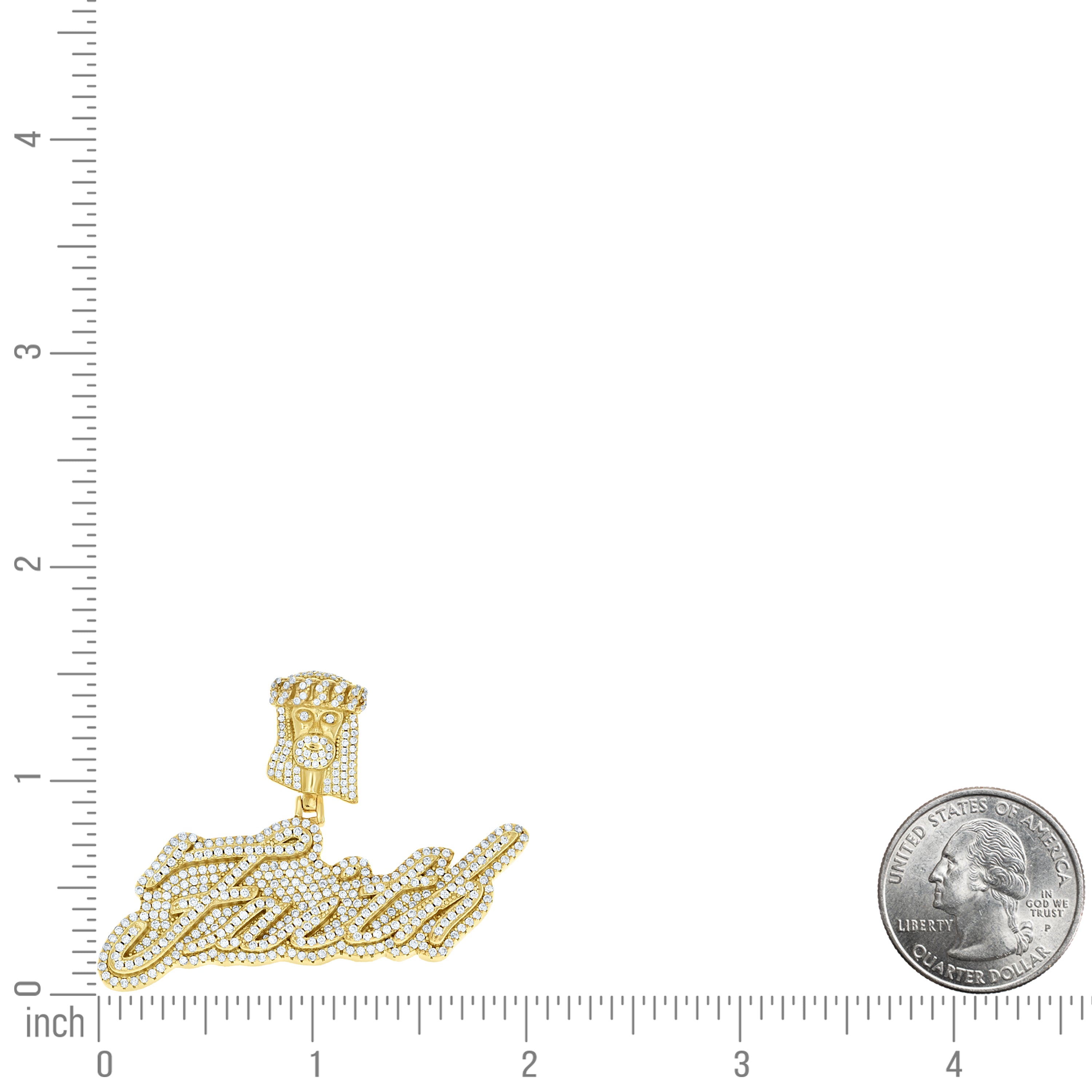 925 Sterling Silver Moissanite Pendant