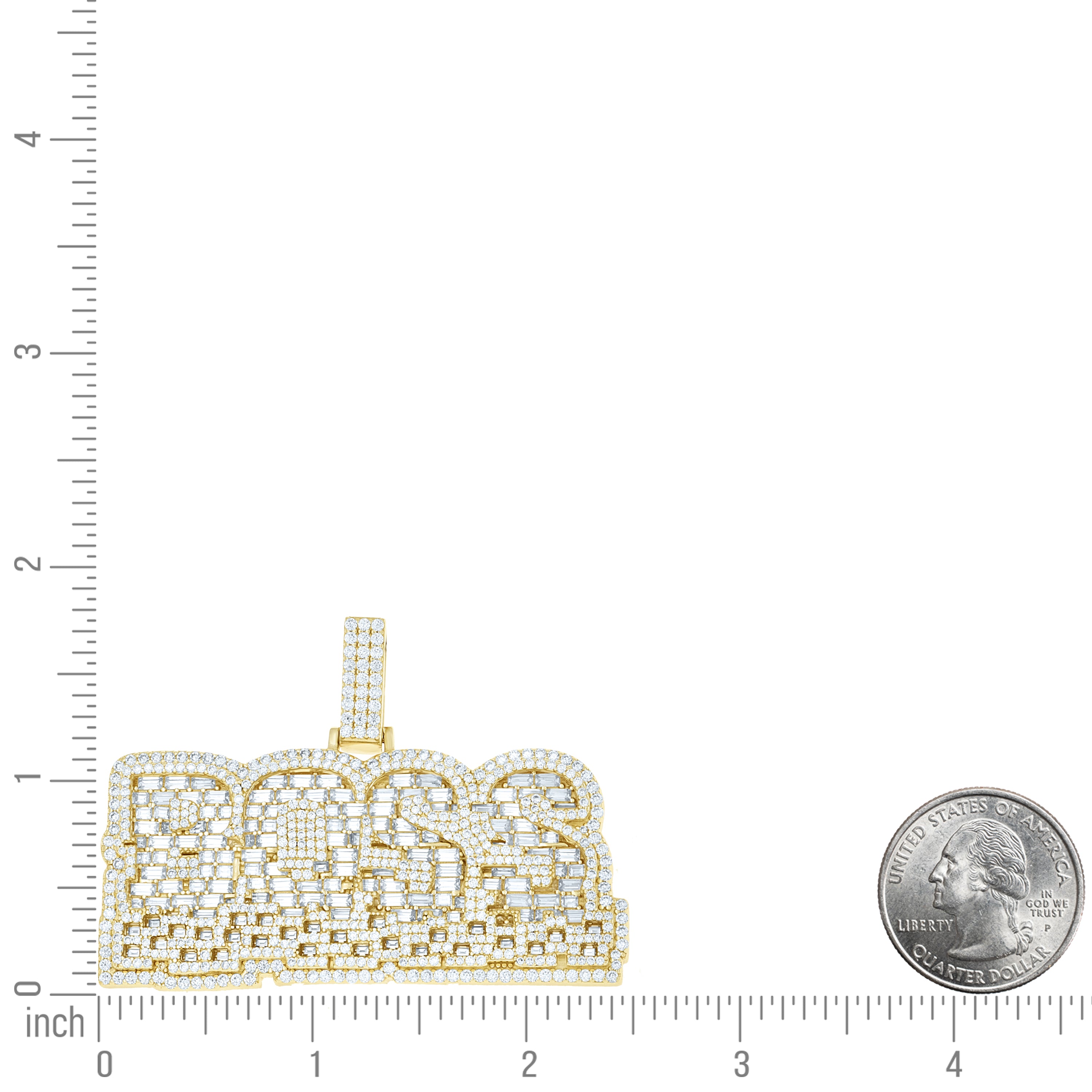 925 Sterling Silver Moissanite Pendant