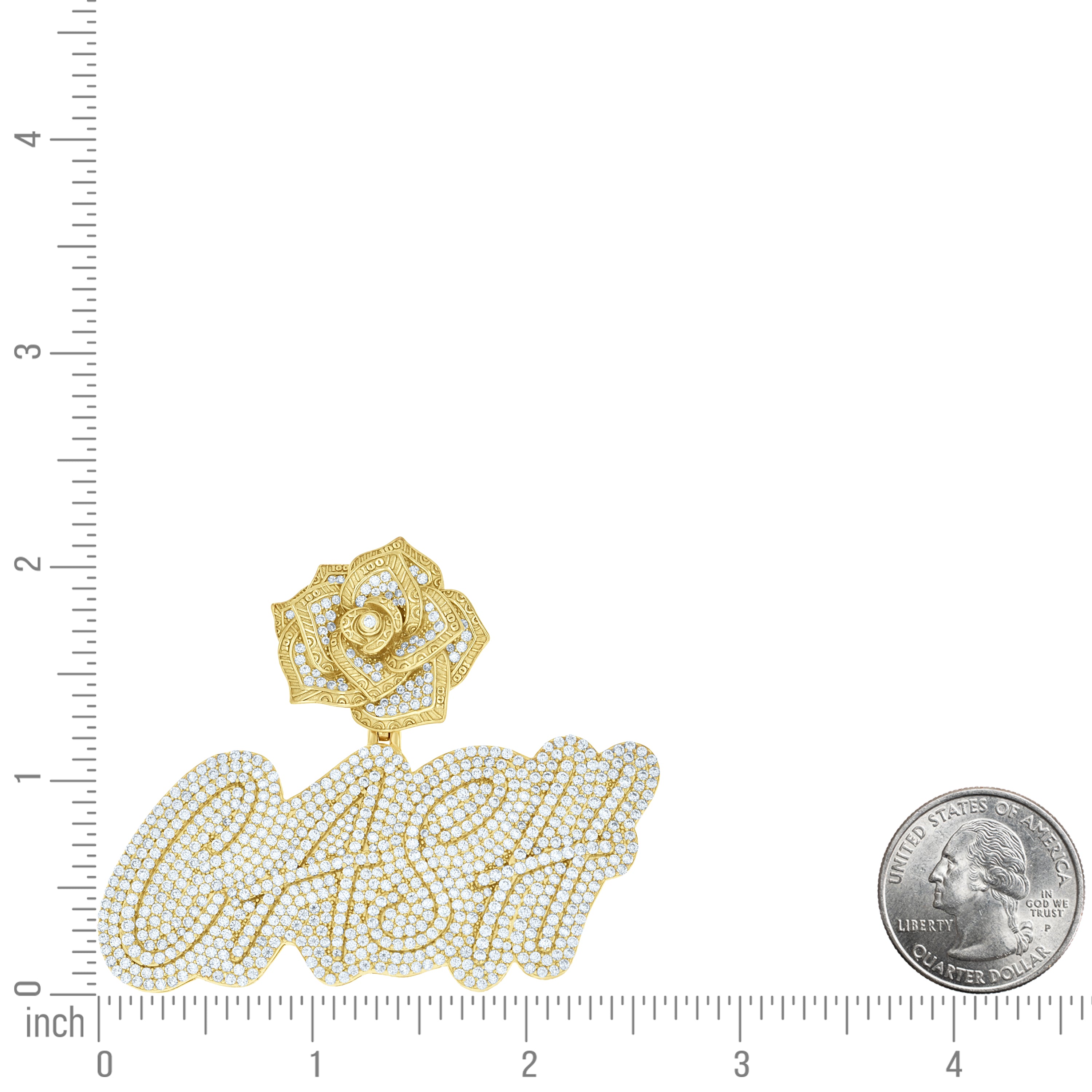 925 Sterling Silver Moissanite Pendant