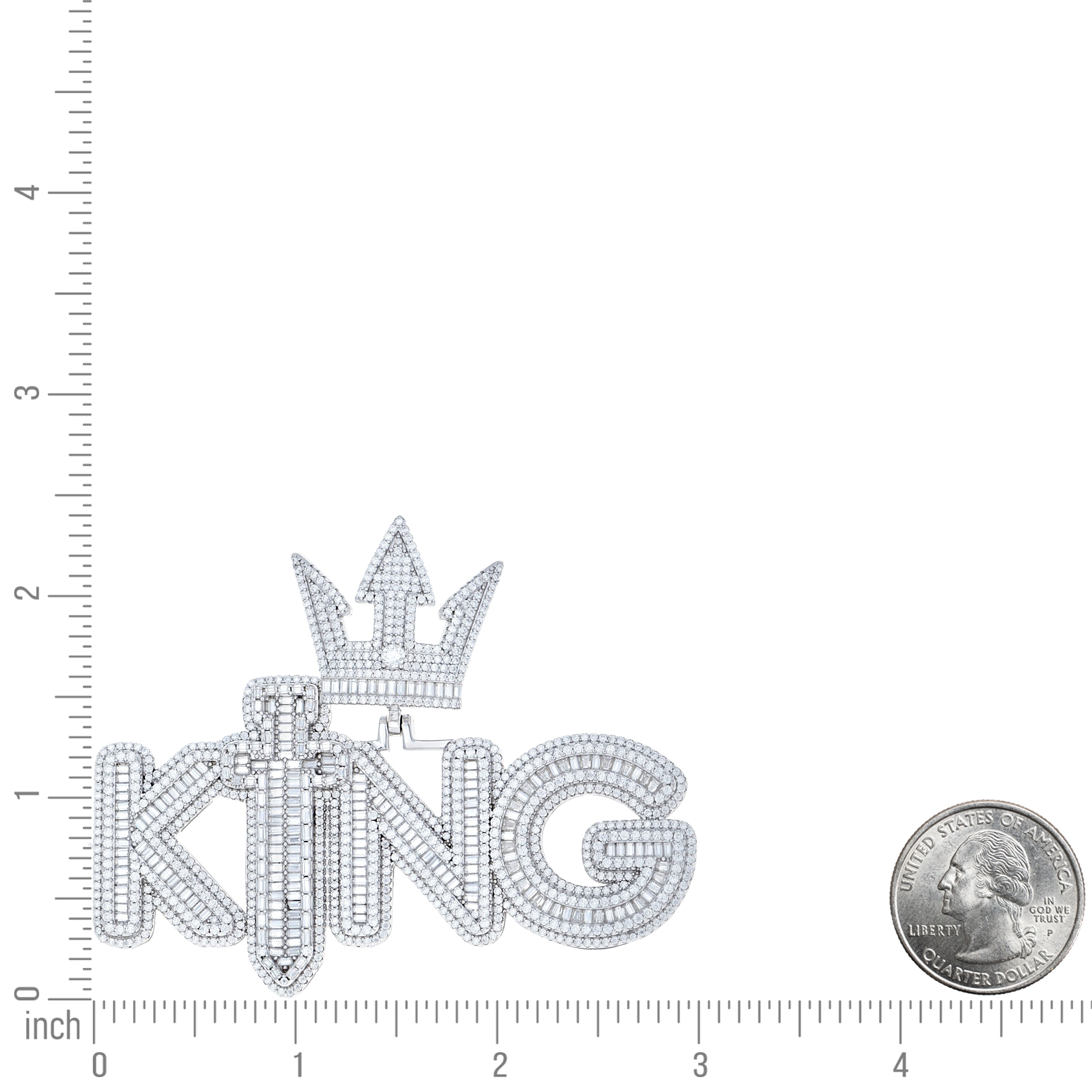 925 Sterling Silver Moissanite Pendant