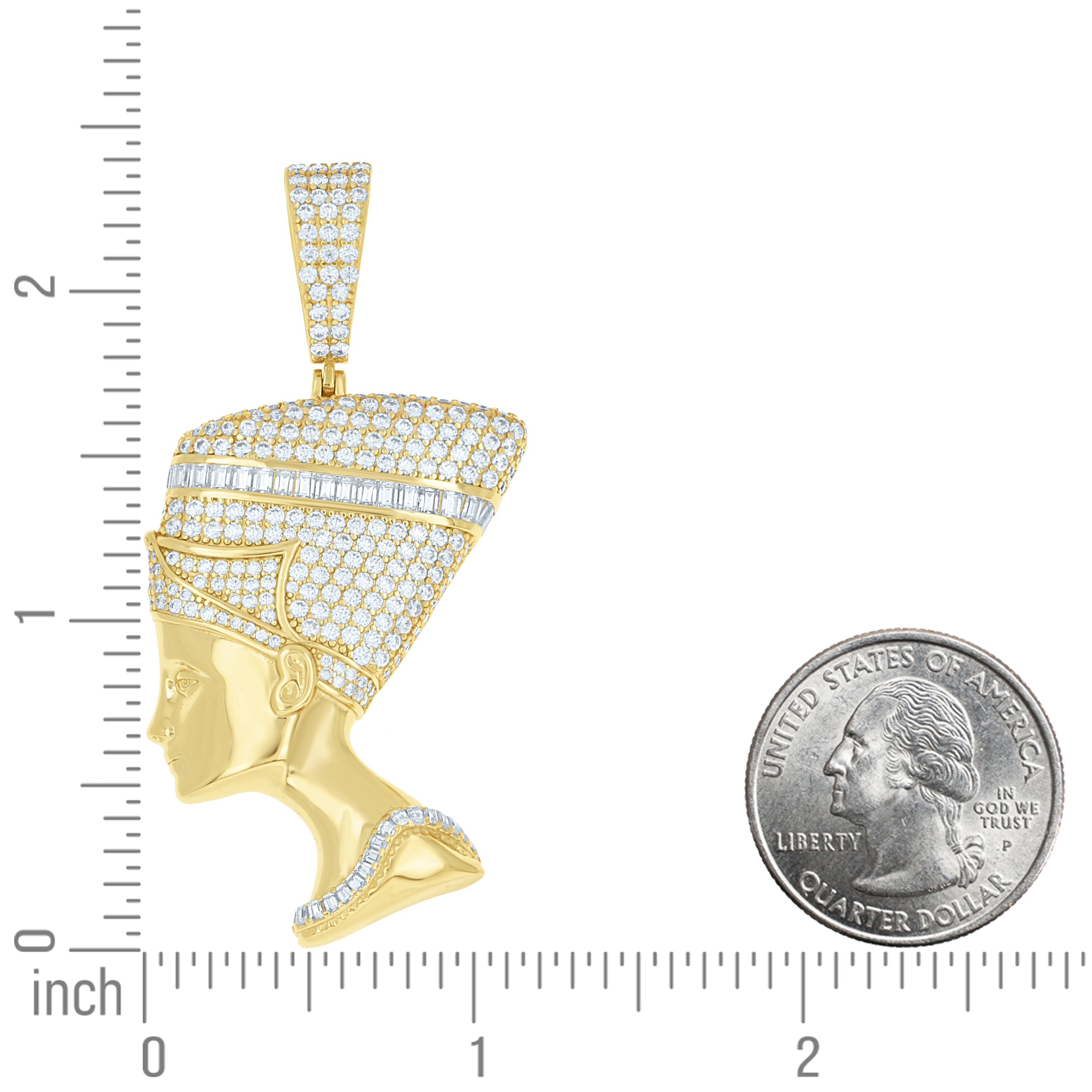 925 Sterling Silver Moissanite Pendant