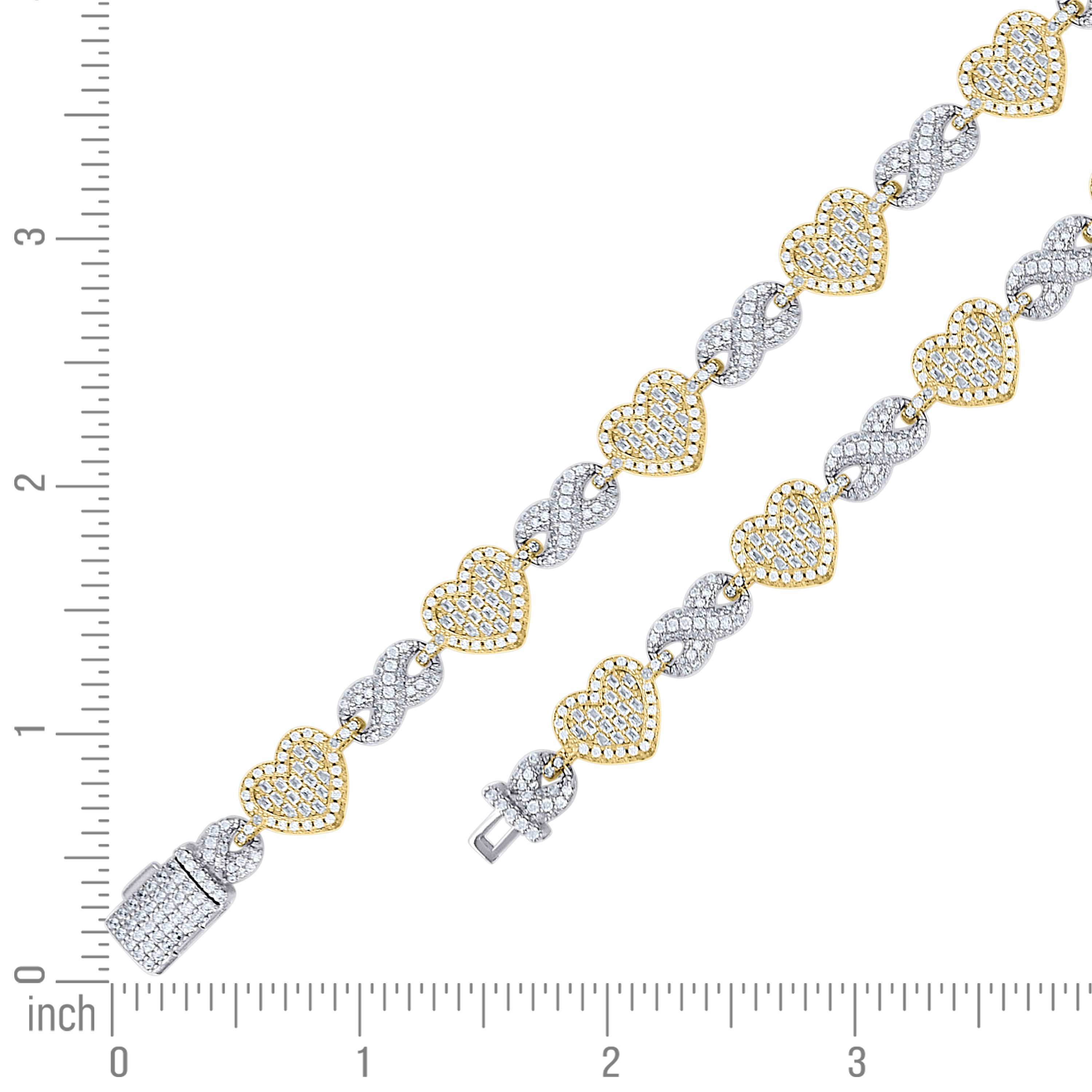 925 Sterling Silver Moissanite Bracelet