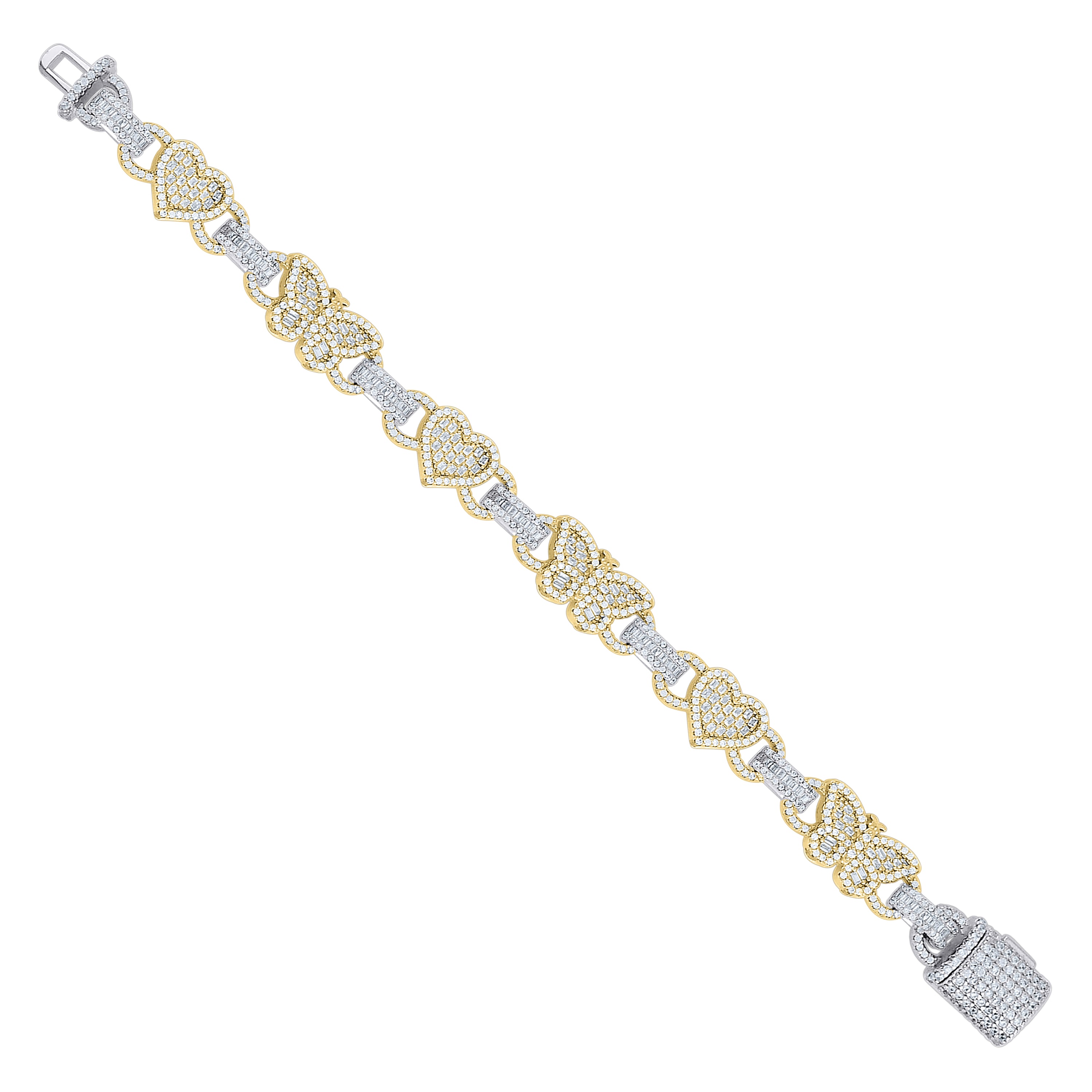 925 Sterling Silver Moissanite Bracelet