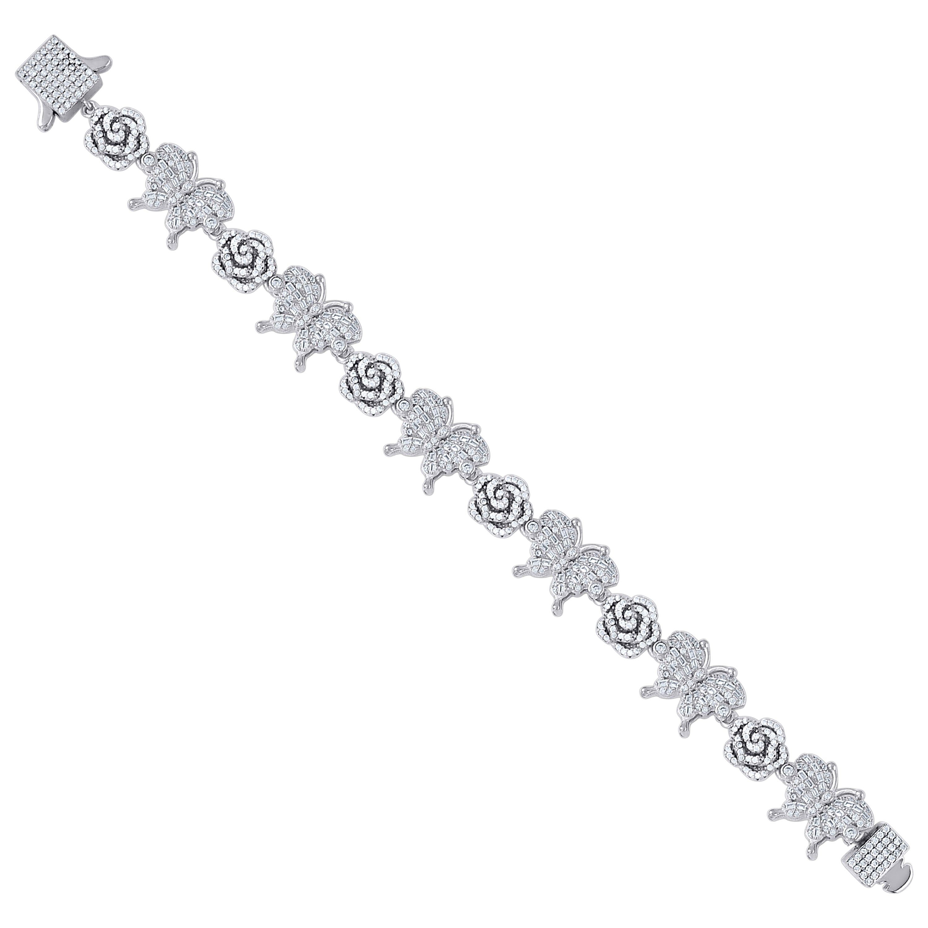 925 Sterling Silver Moissanite Bracelet