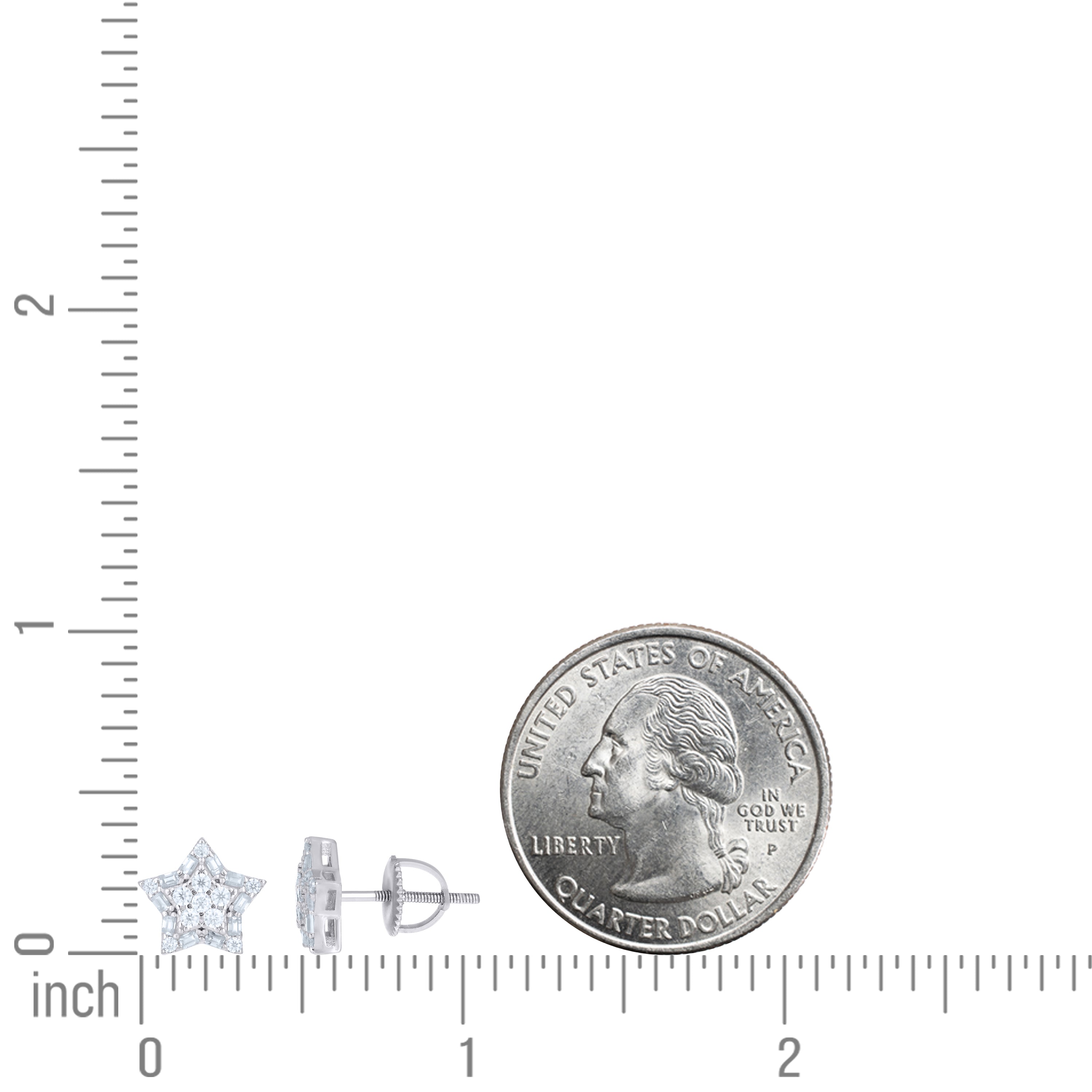 925 Sterling Silver Moissanite Earrings