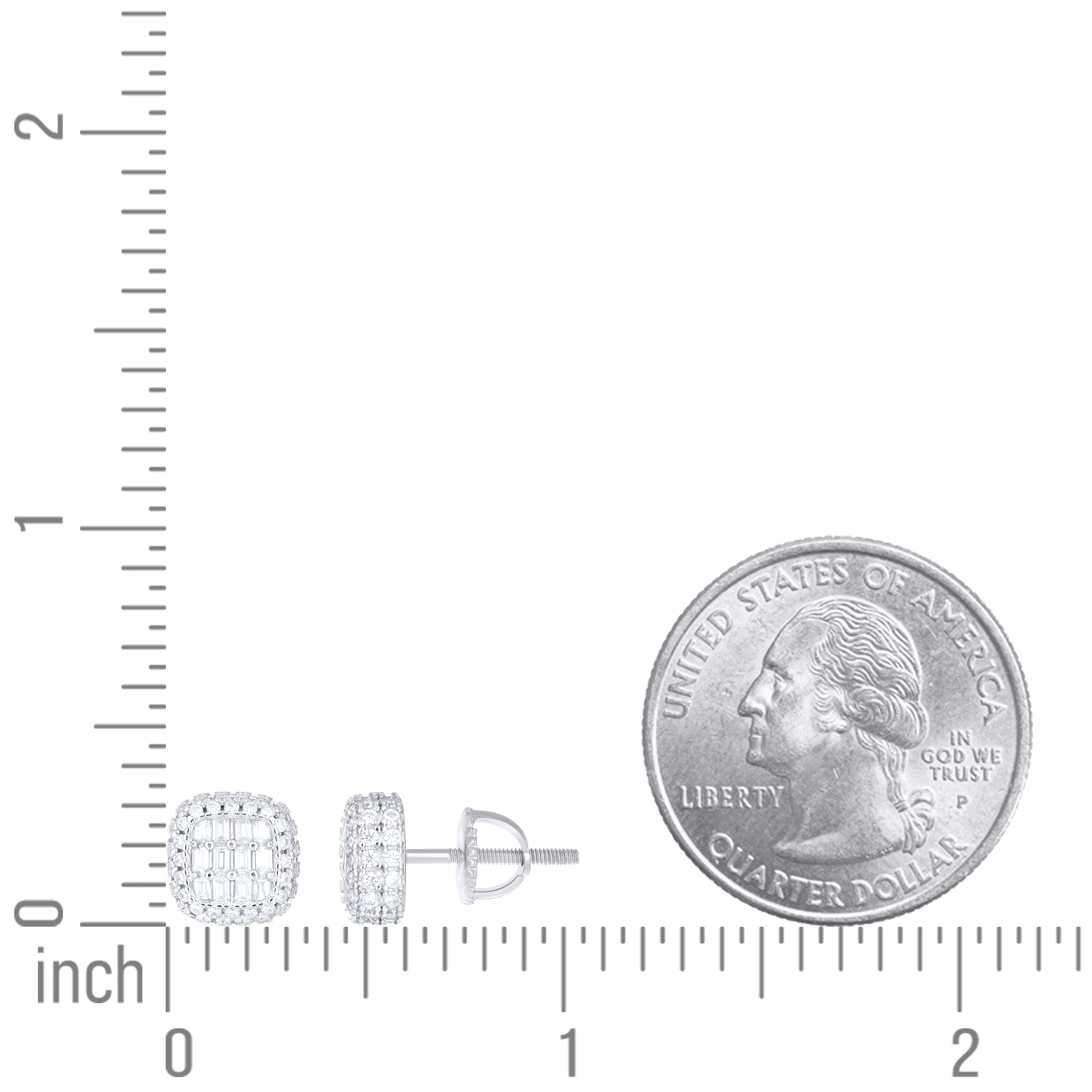 925 Sterling Silver Moissanite Earrings