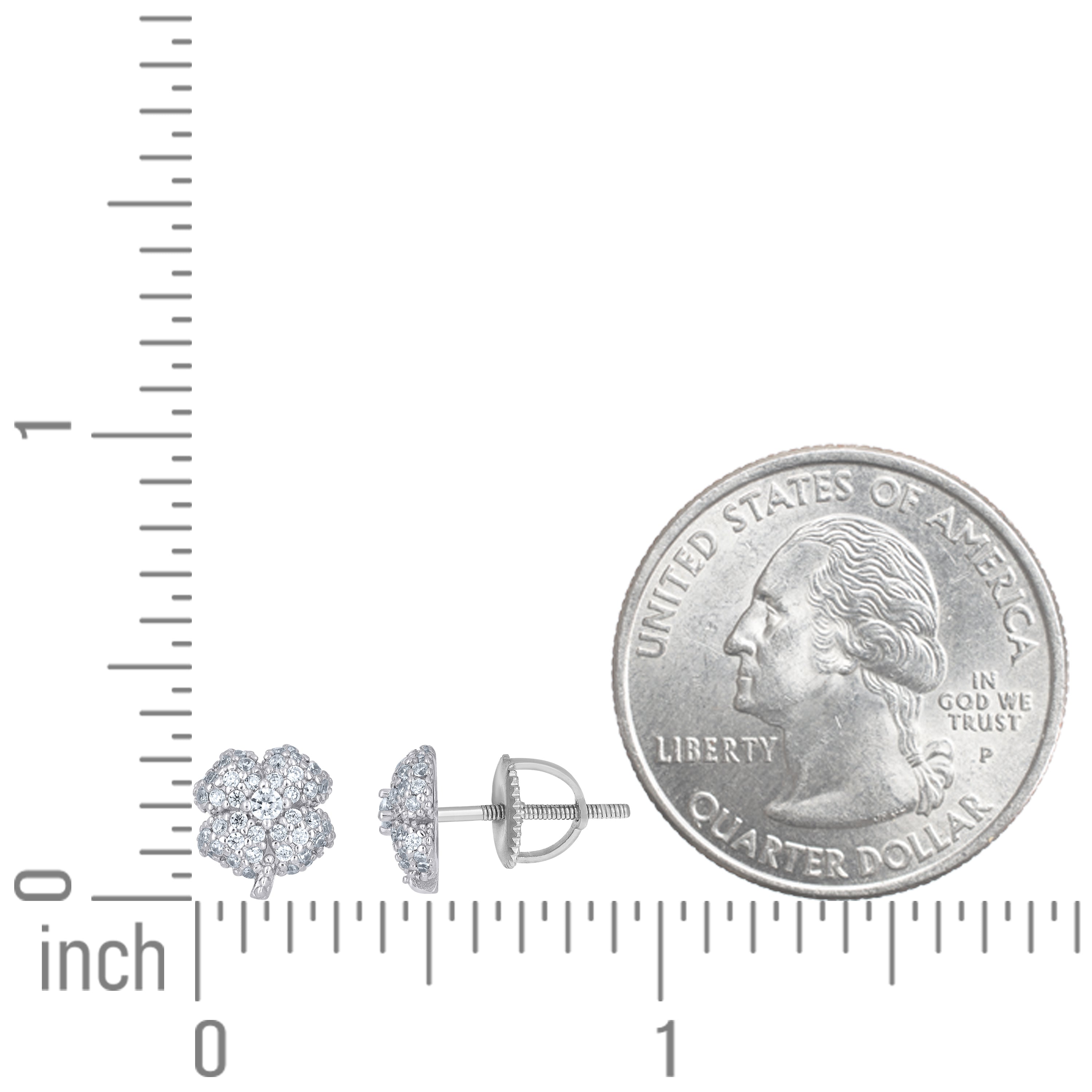 925 Sterling Silver Moissanite Earring