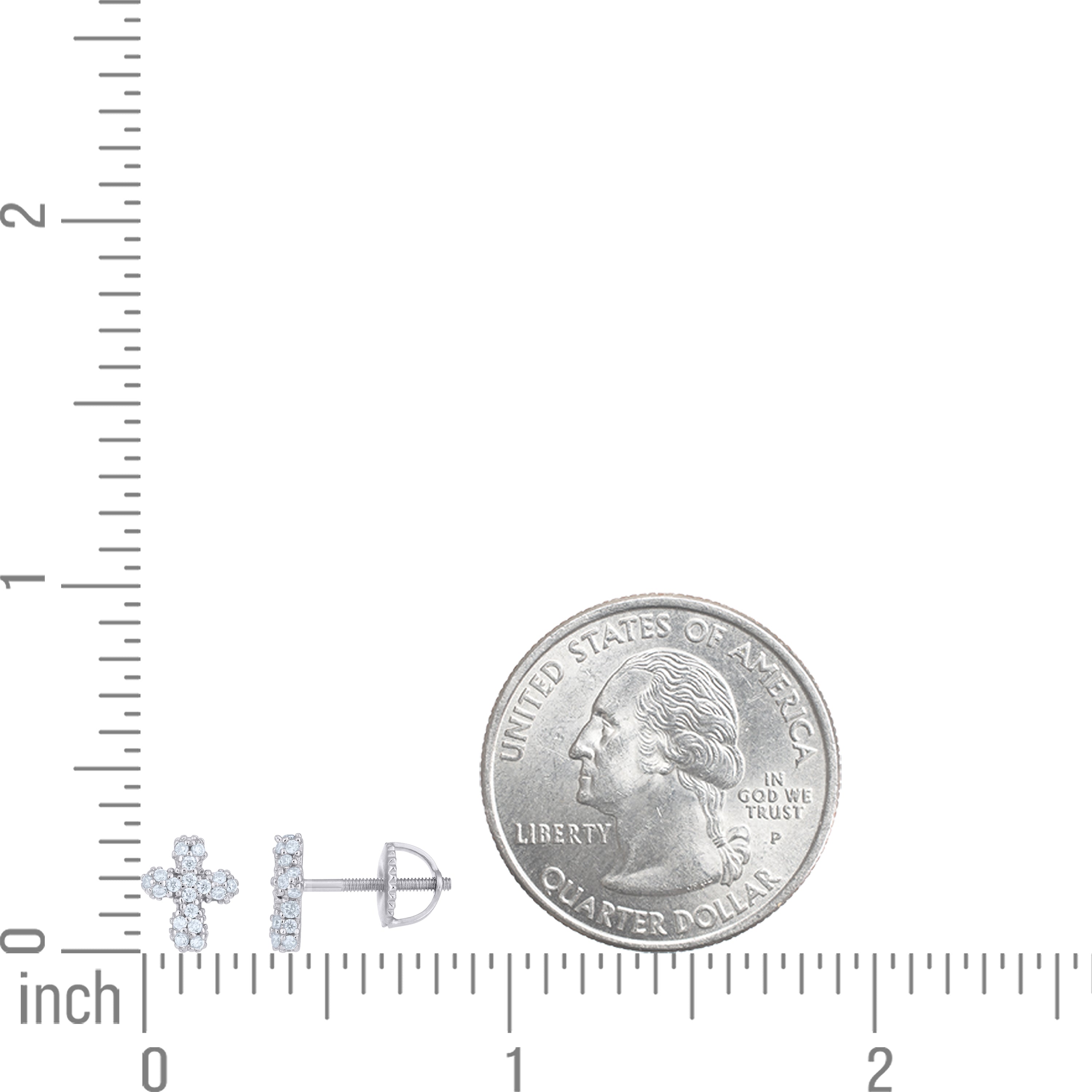 925 Sterling Silver Moissanite Earring