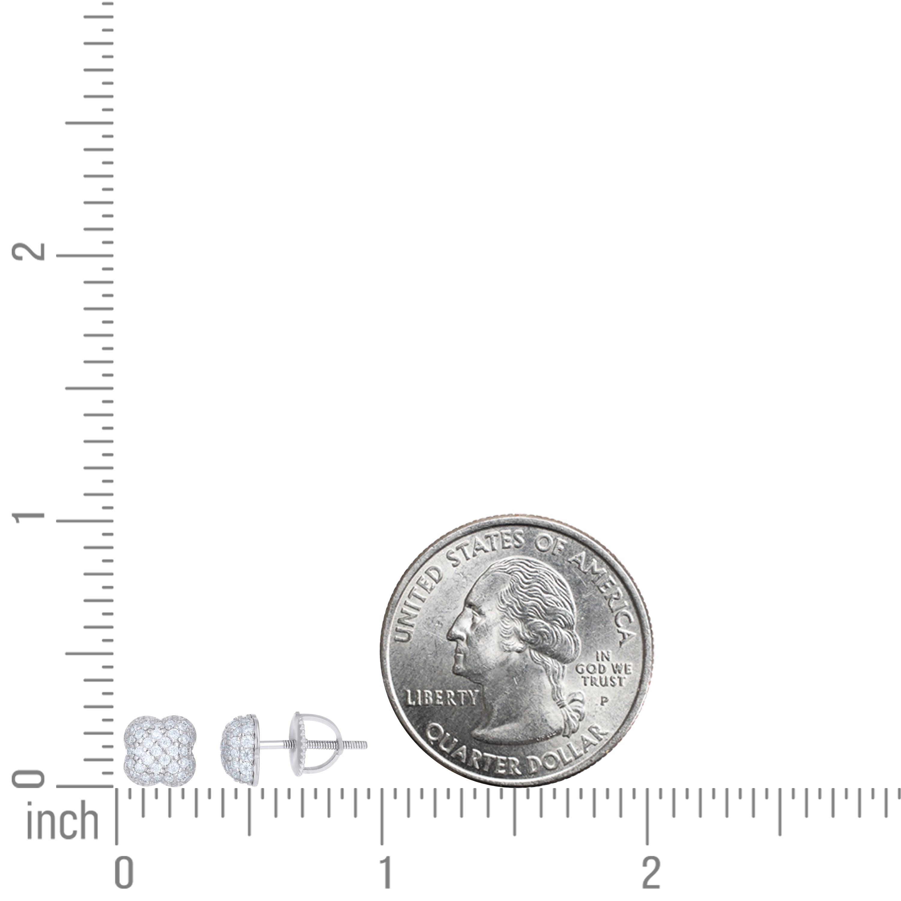 925 Sterling Silver Moissanite Earrings