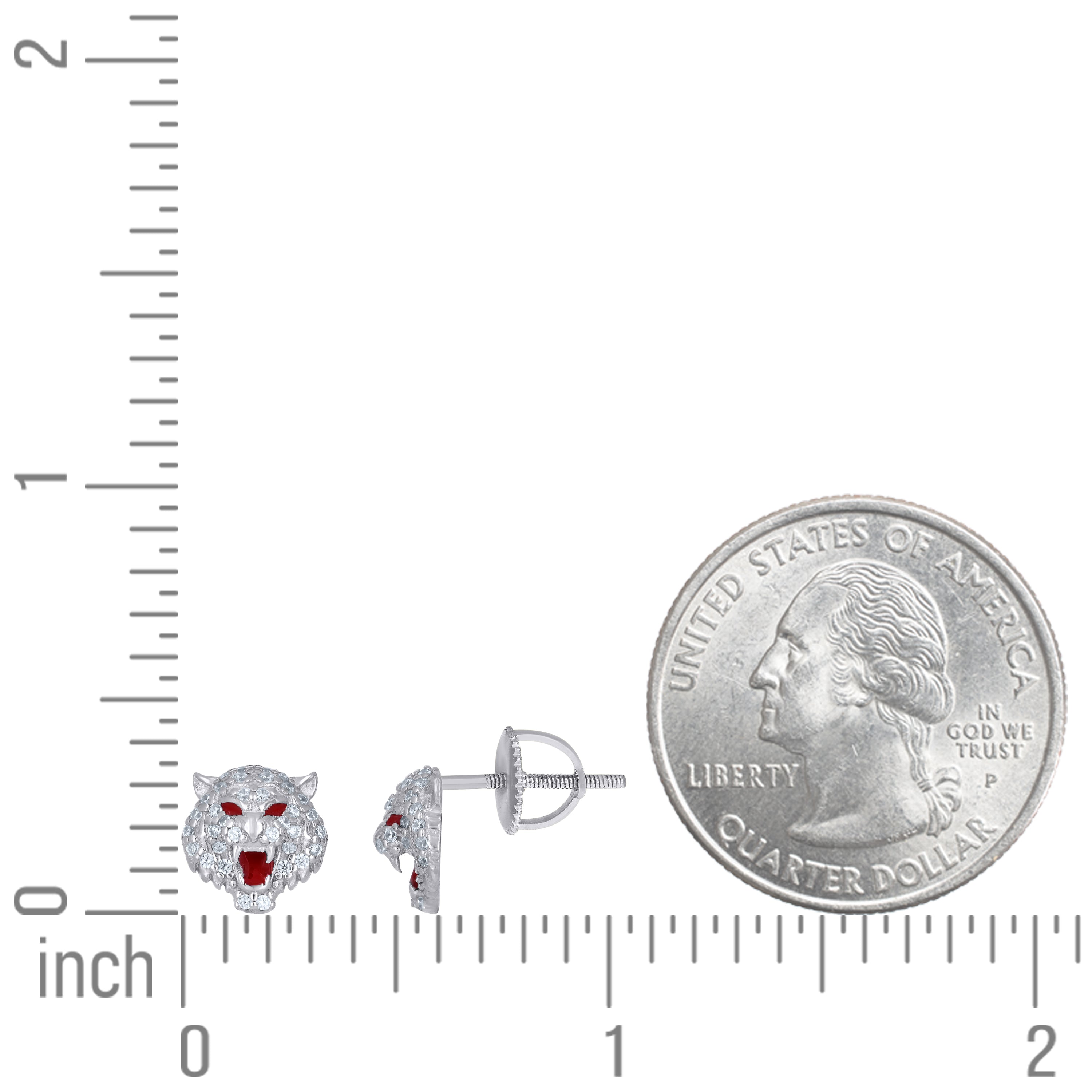 925 Sterling Silver Moissanite Earring