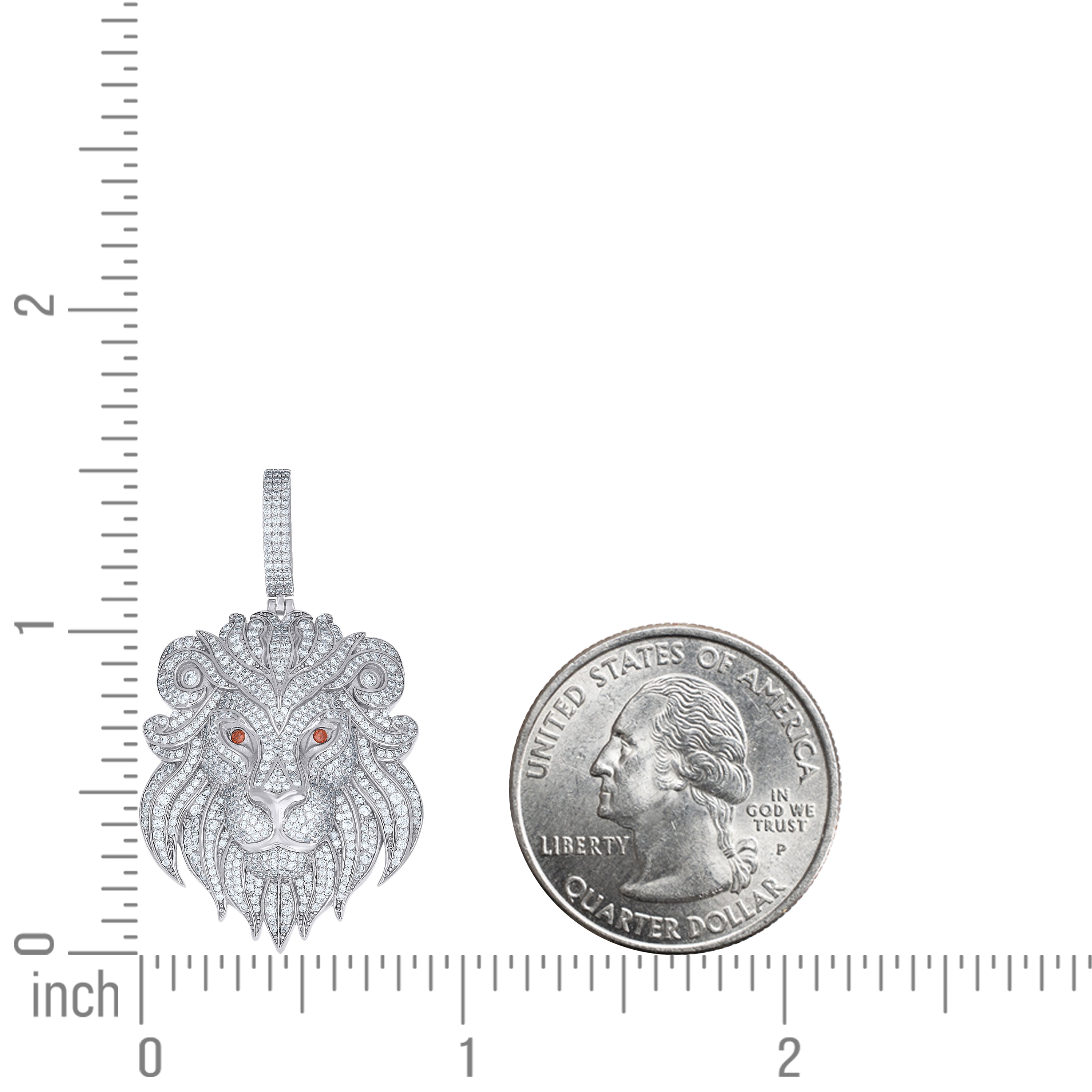925 Sterling Silver Moissanite Pendant