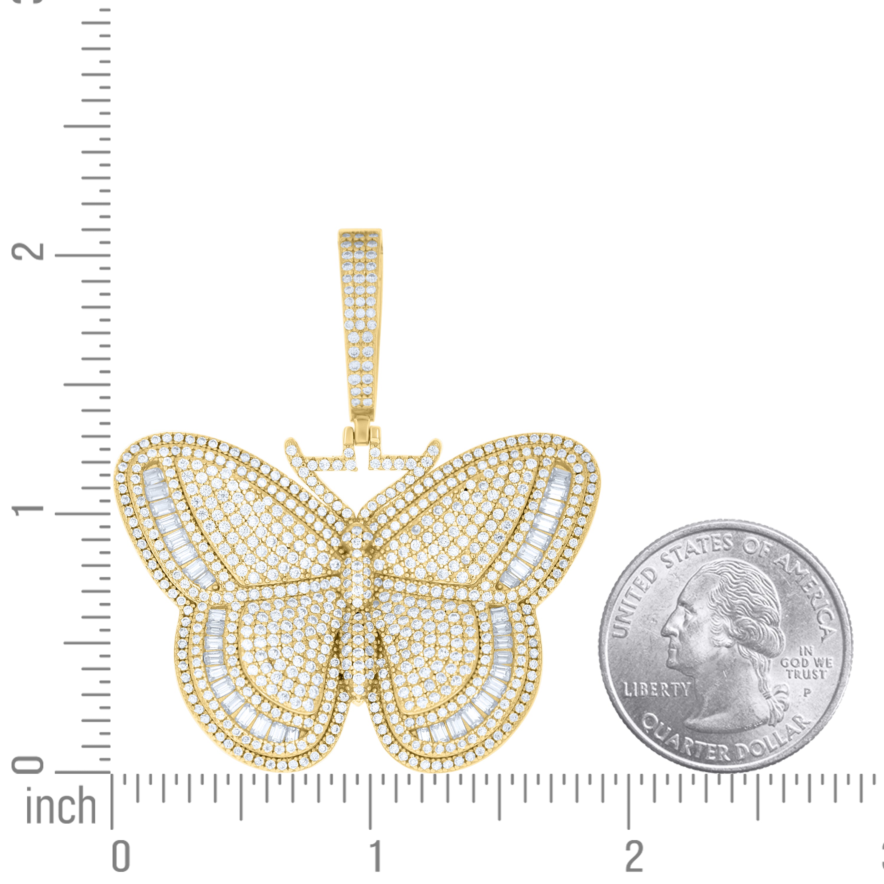 925 Sterling Silver Moissanite Pendant