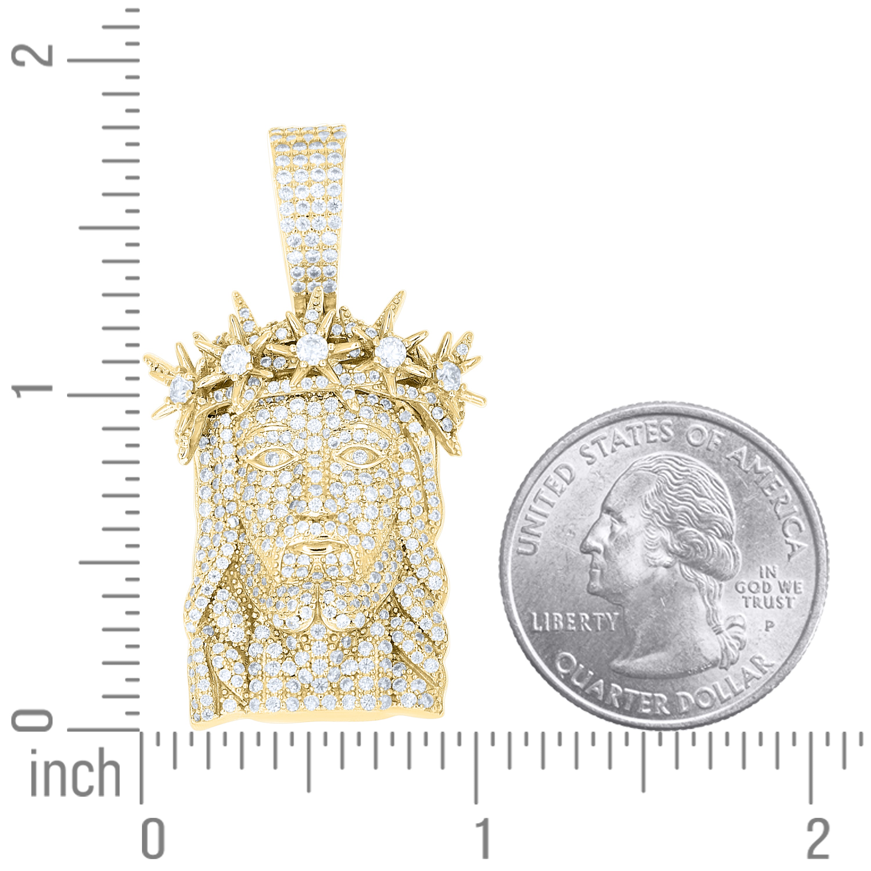 925 Sterling Silver Moissanite Pendant