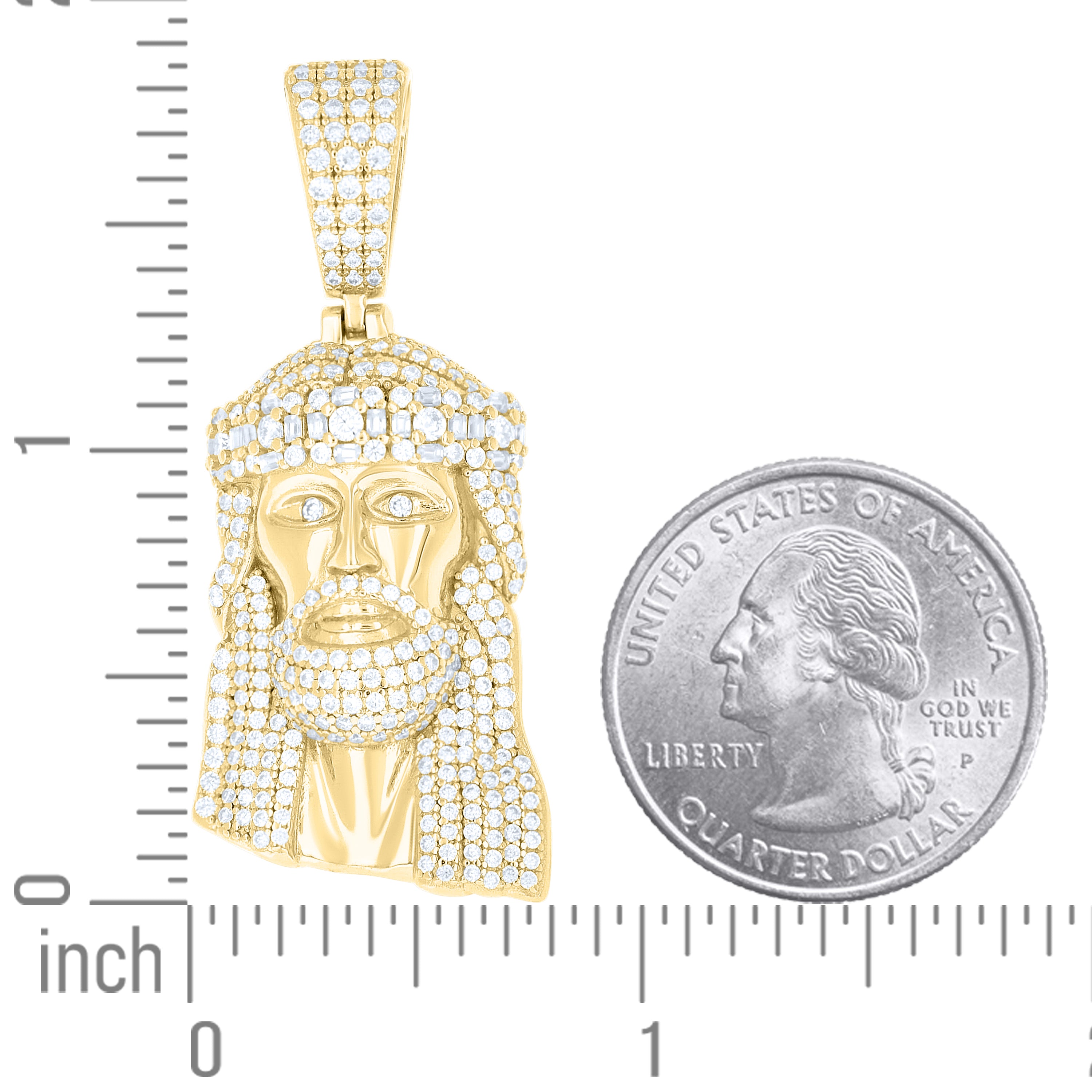 925 Sterling Silver Moissanite Pendant