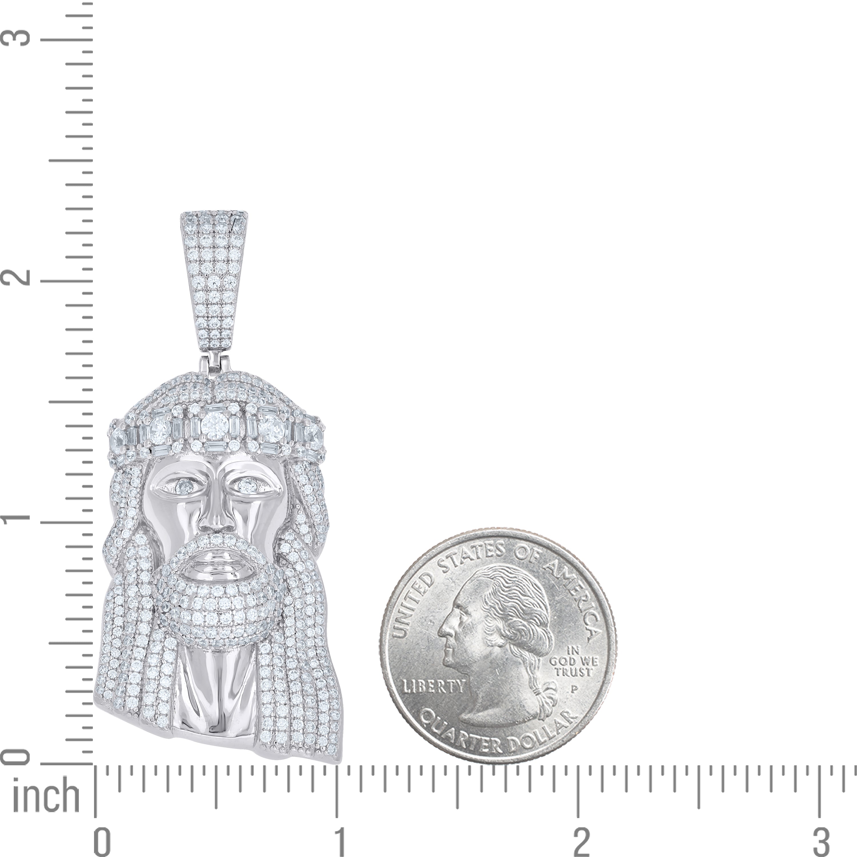 925 Sterling Silver Moissanite Pendant