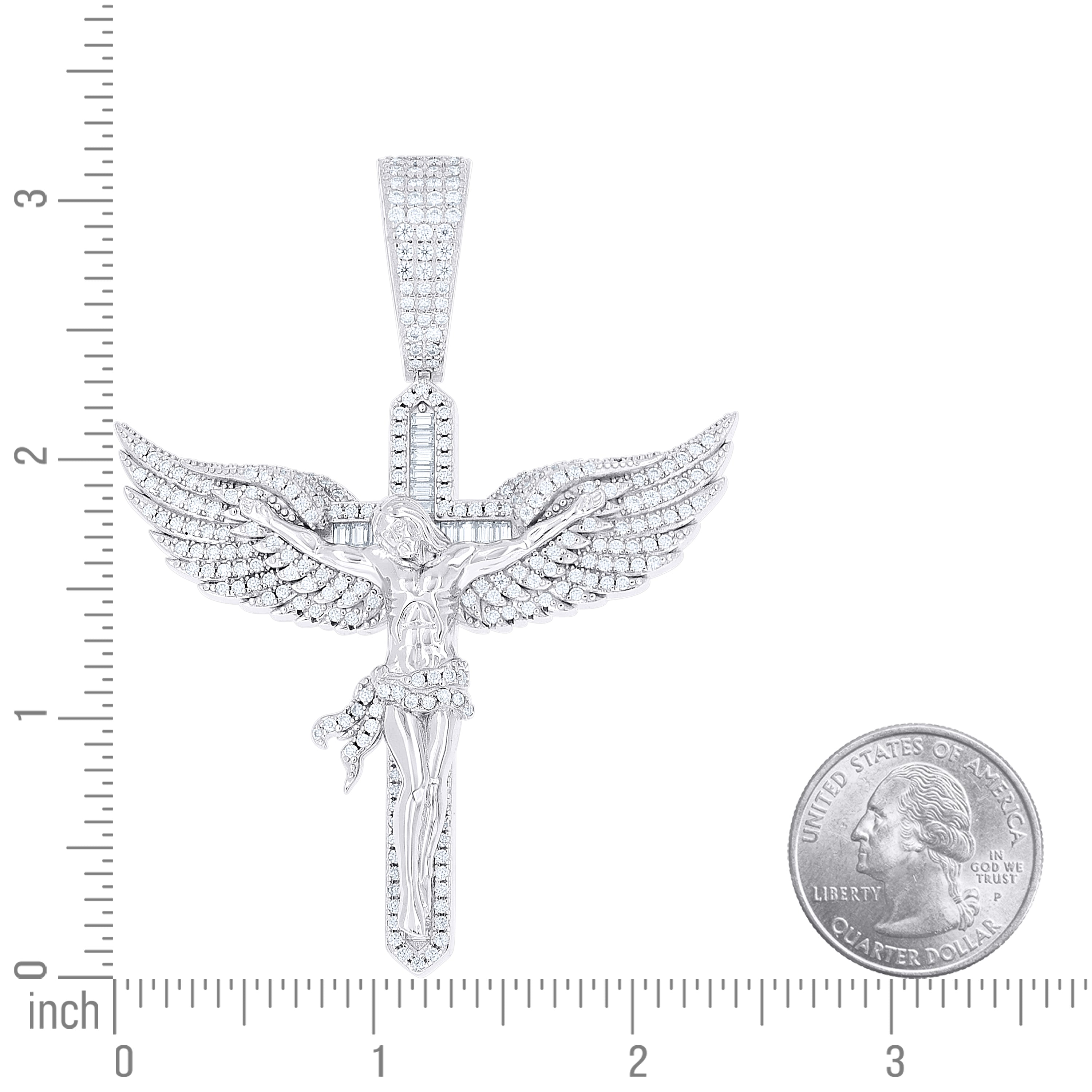 925 Sterling Silver Moissanite Pendant