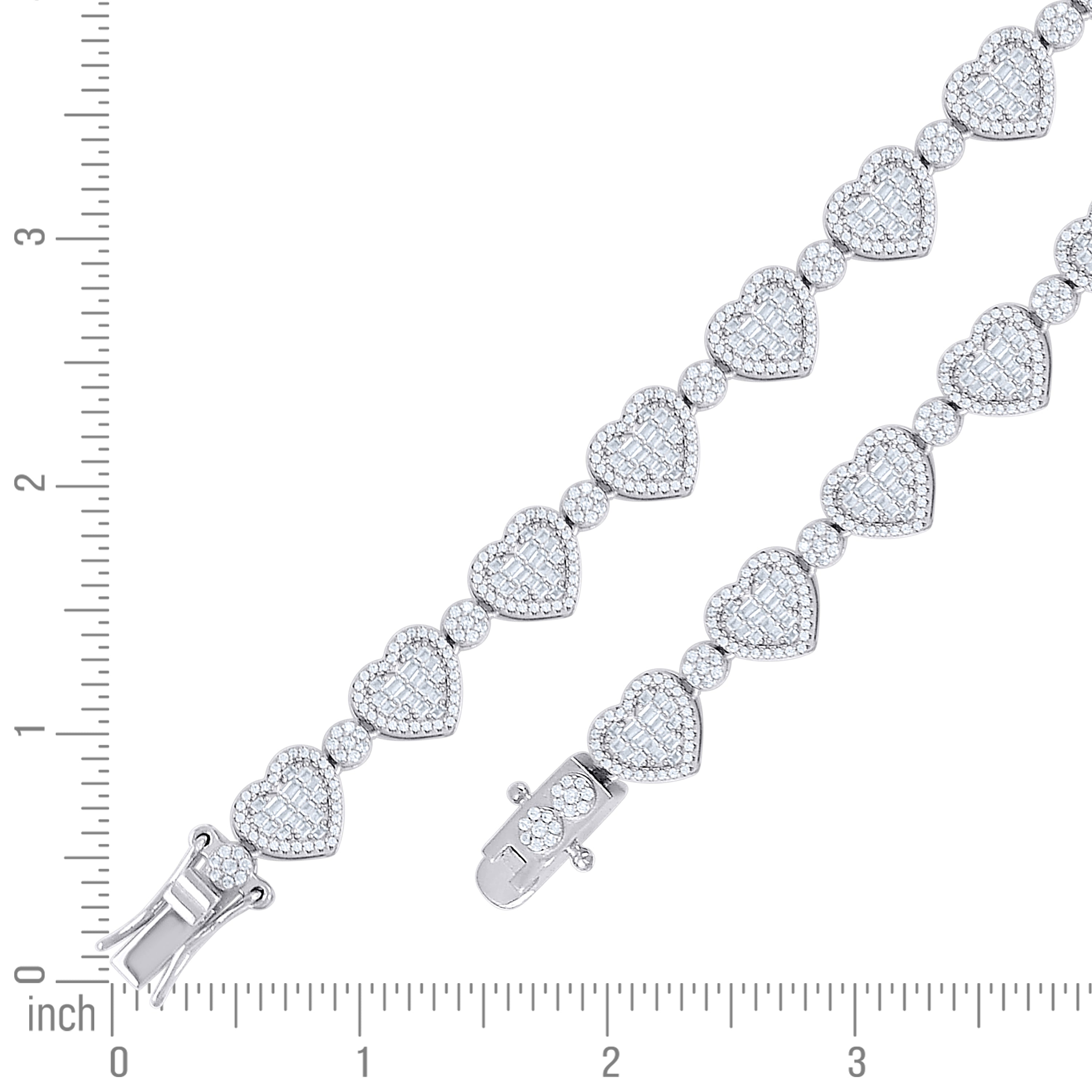 925 Sterling Silver Moissanite Bracelet
