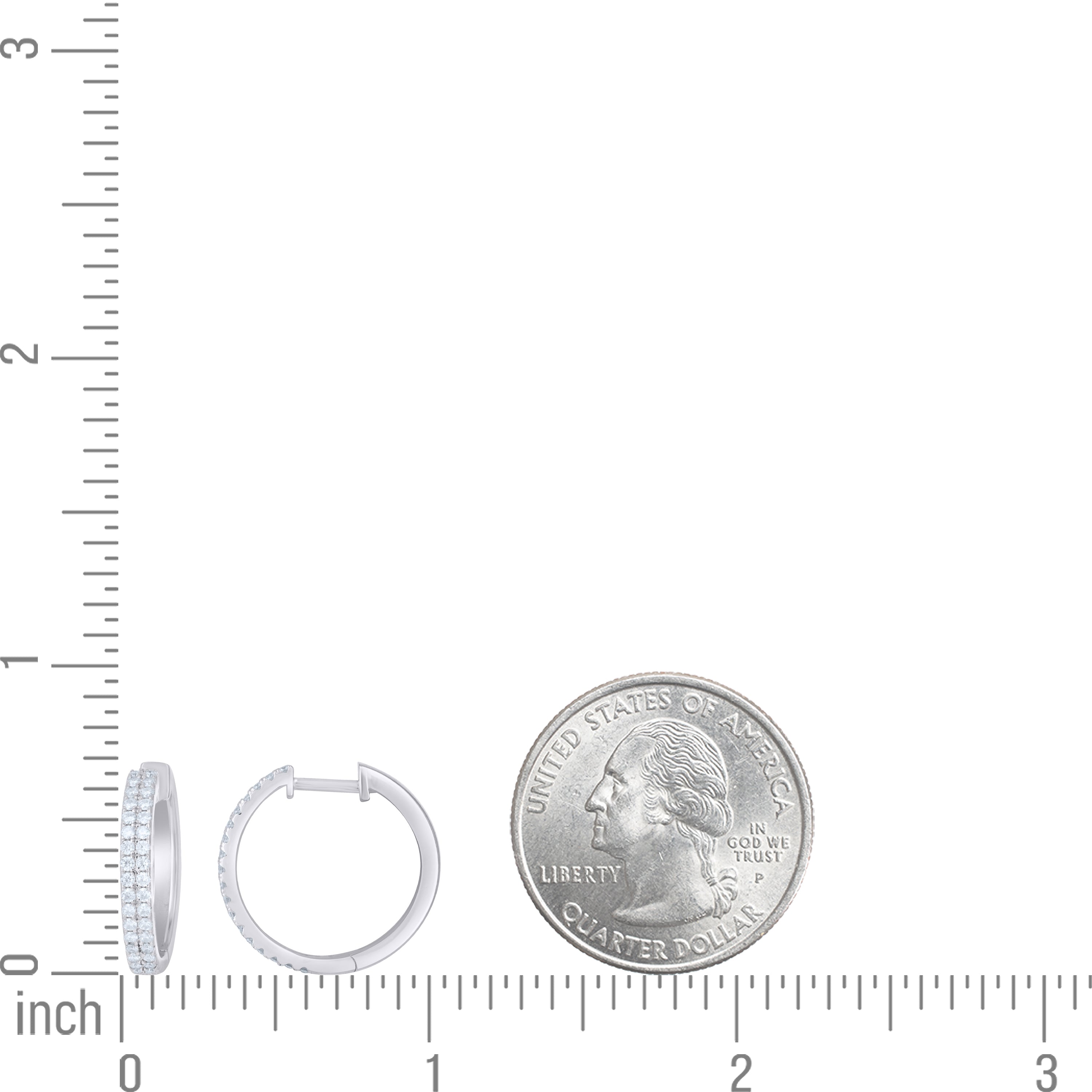 925 Sterling Silver Moissanite Earring