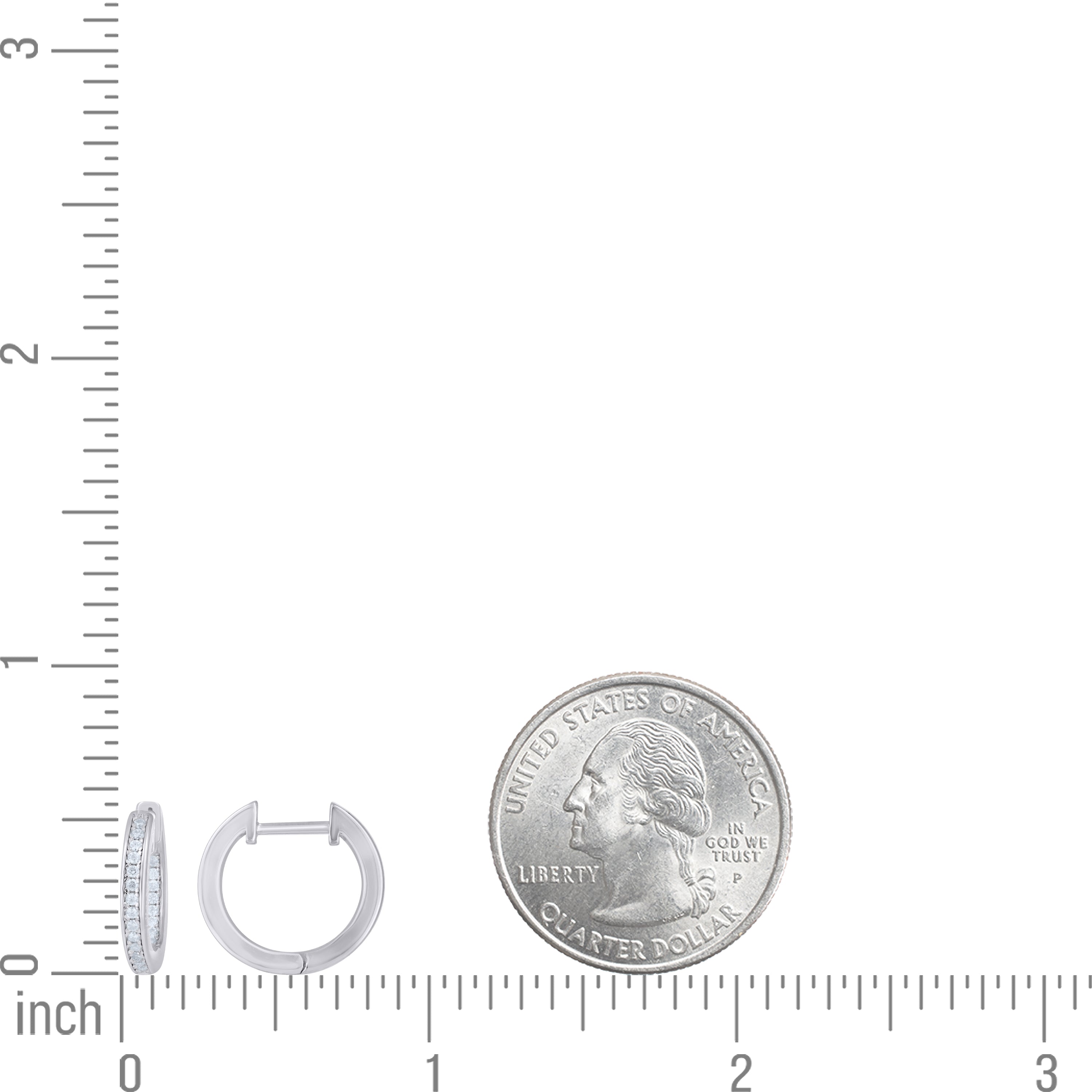 925 Sterling Silver Moissanite Earring