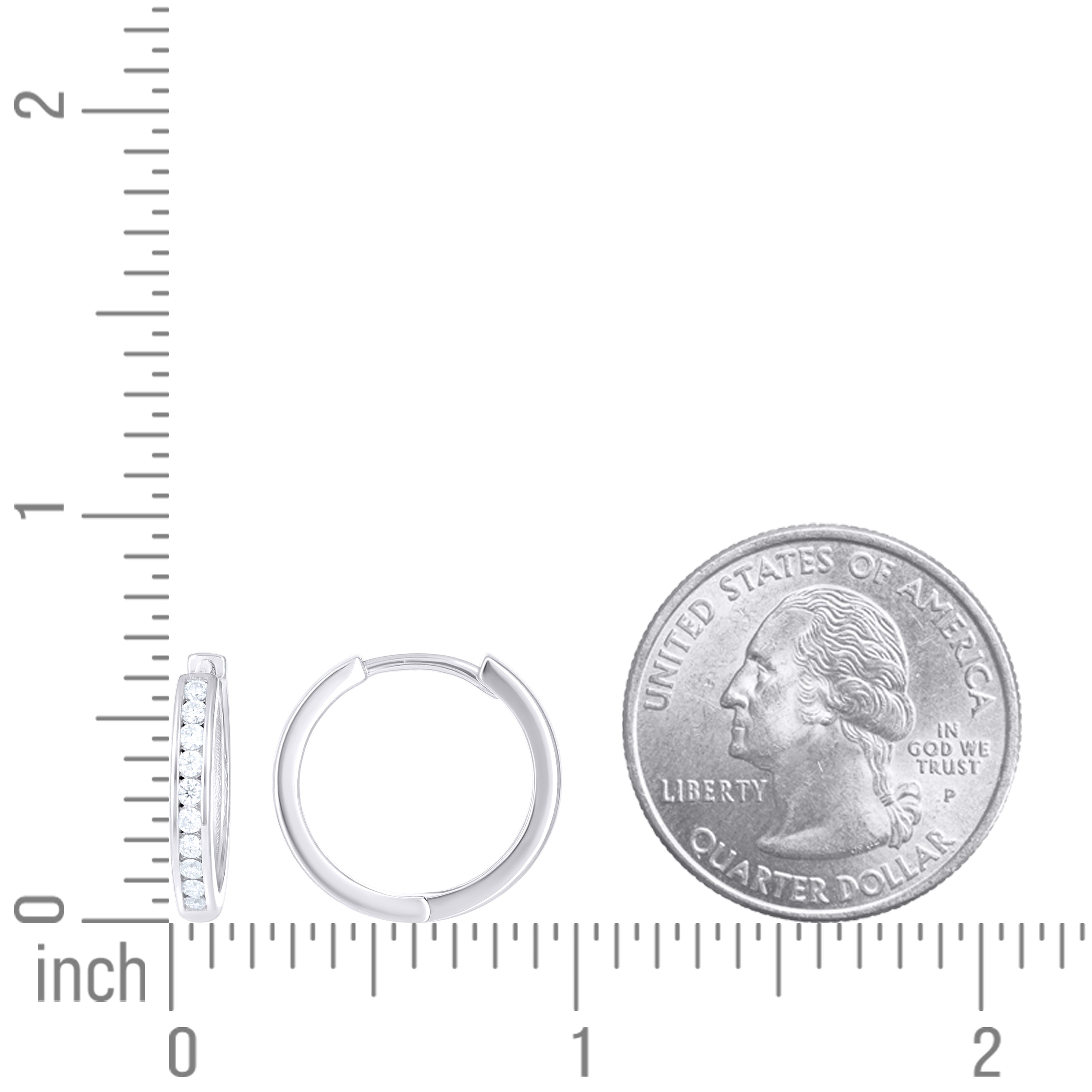 925 Sterling Silver Moissanite Earrings