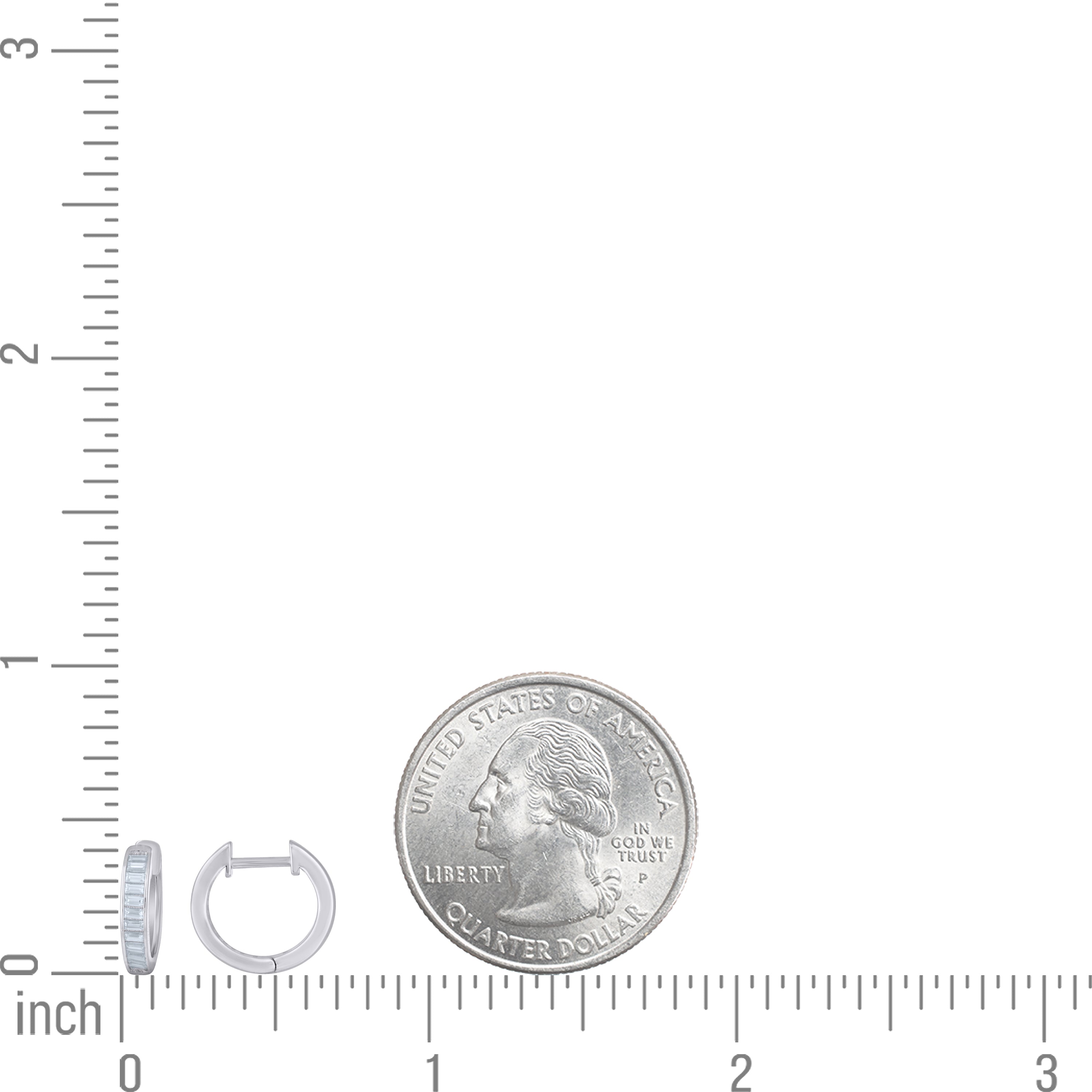 925 Sterling Silver Moissanite Earring