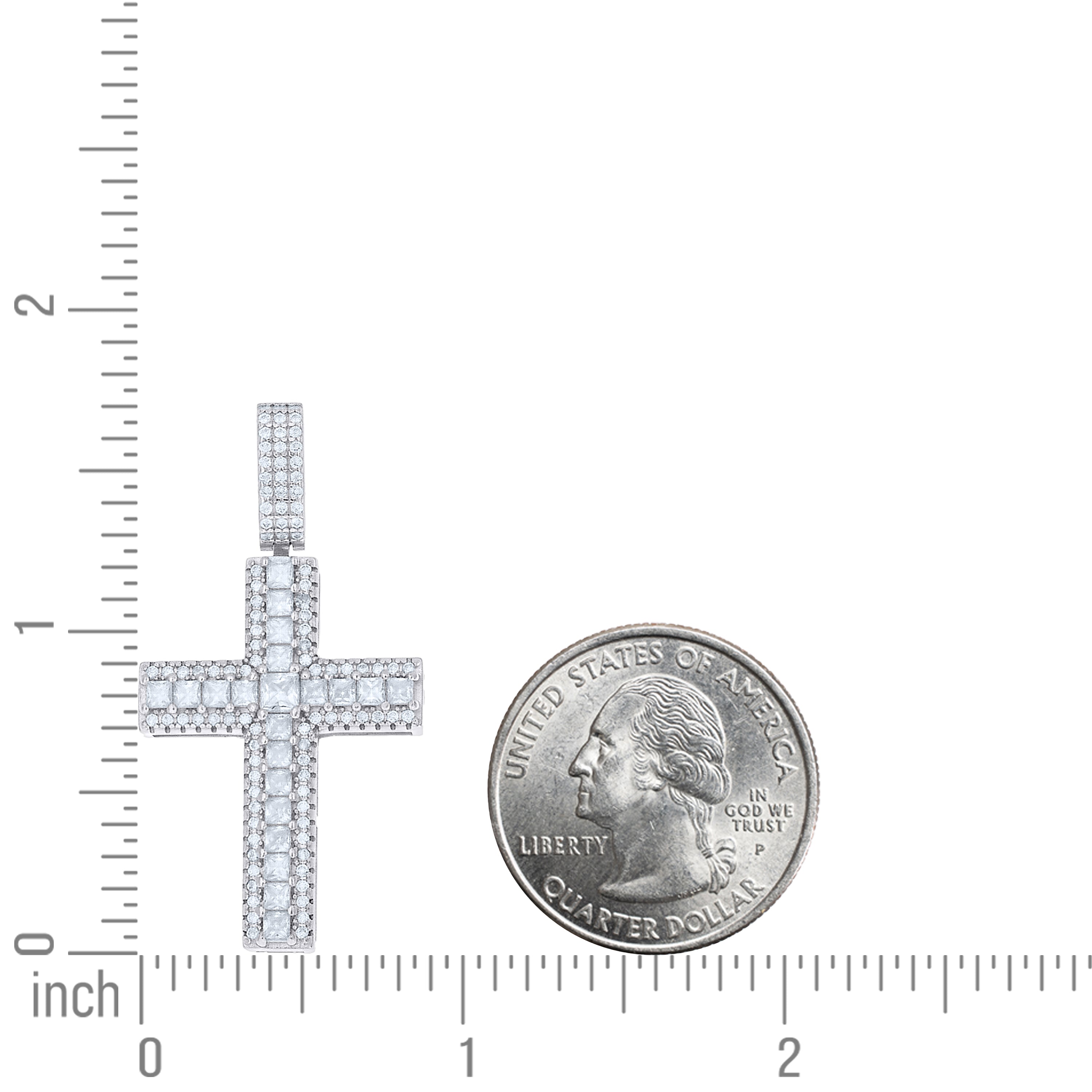 925 Sterling Silver Moissanite Pendant