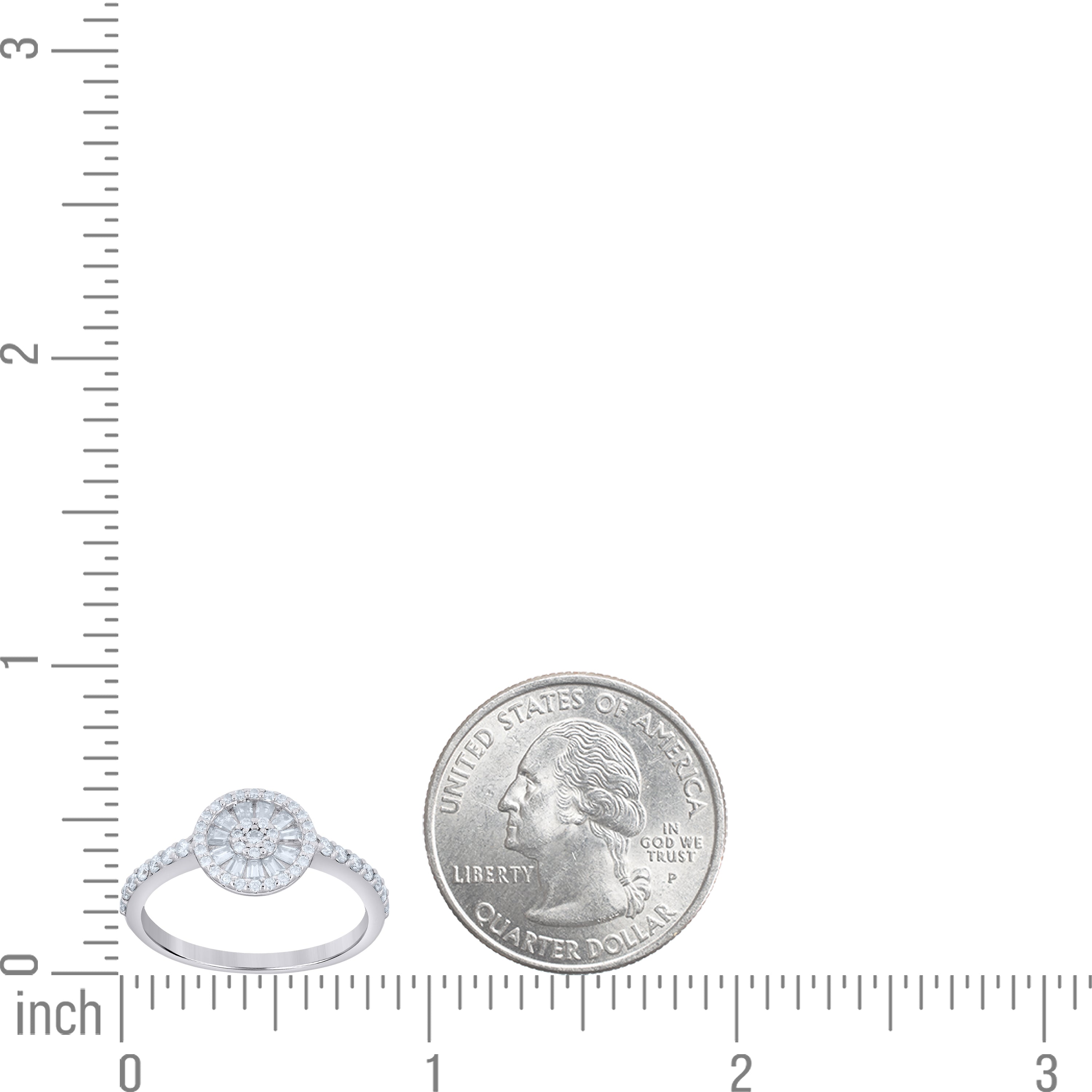 925 Sterling Silver Moissanite Ring