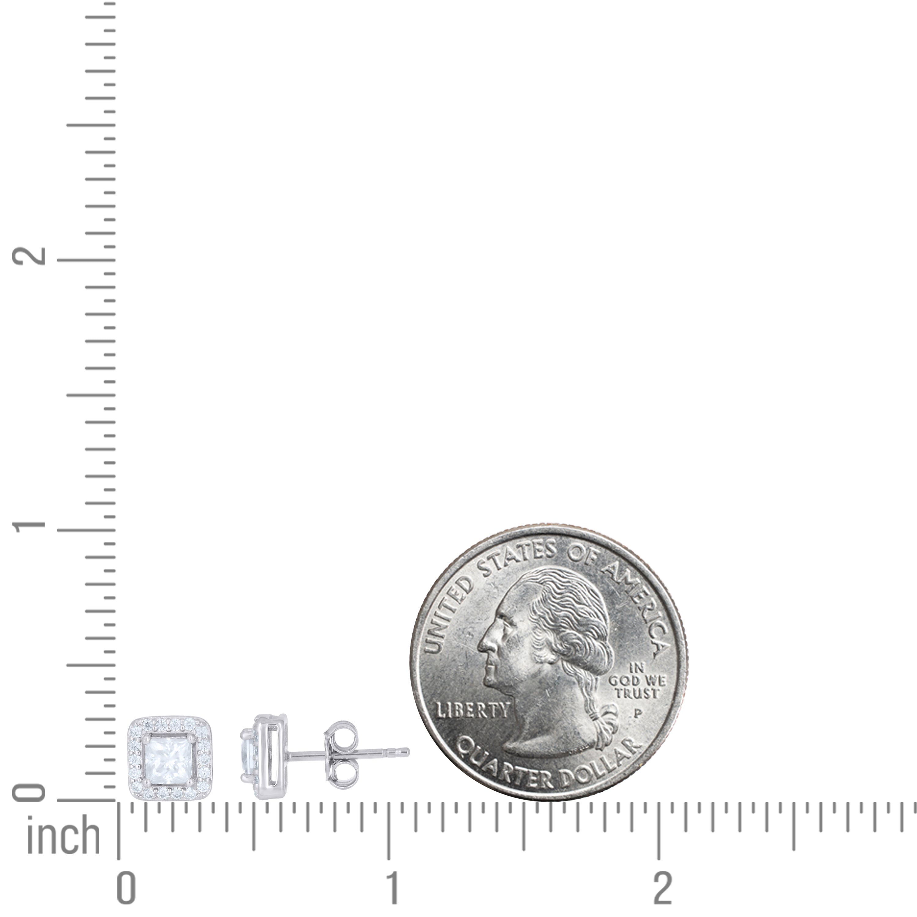 925 Sterling Silver Moissanite Earrings