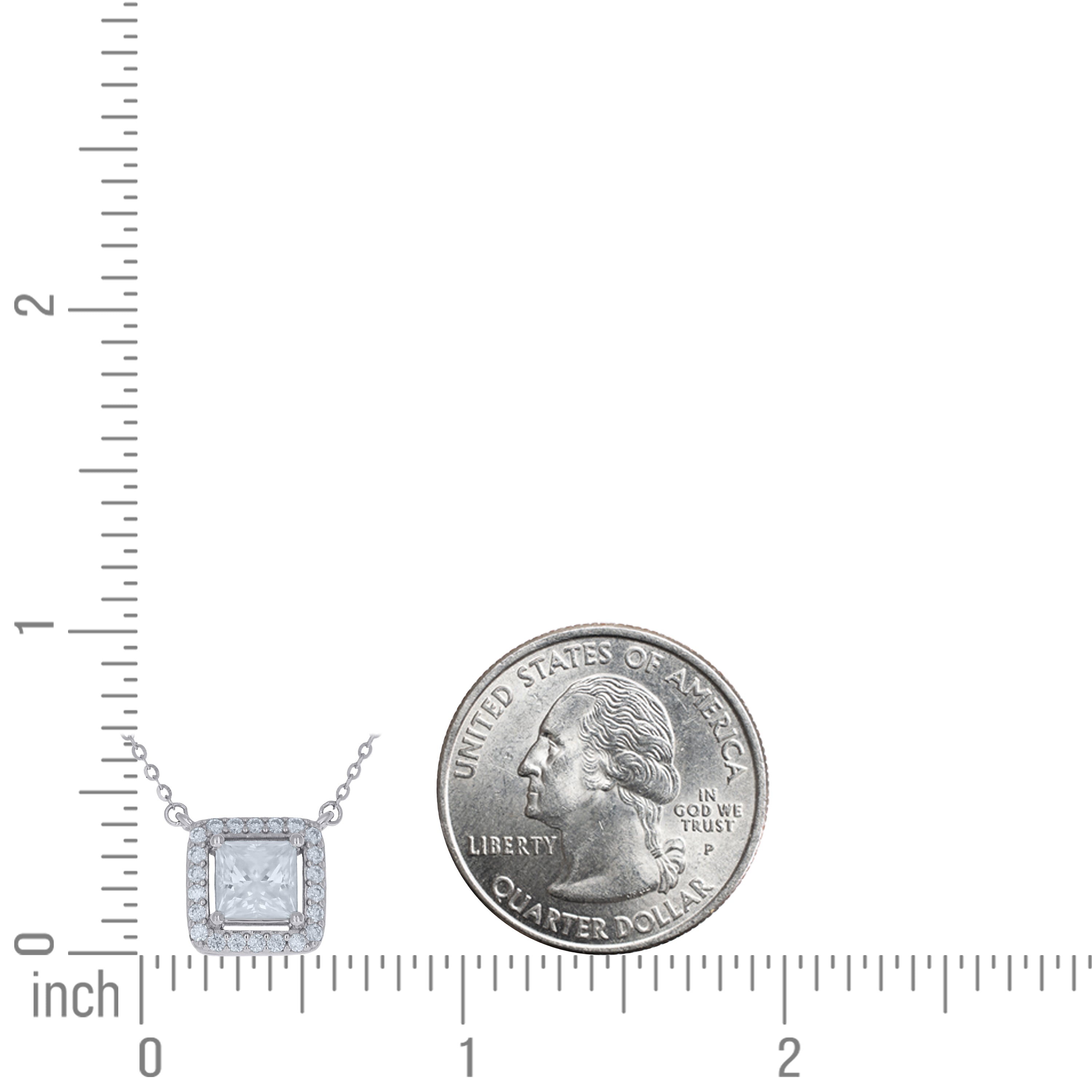 925 Sterling Silver Moissanite Necklace