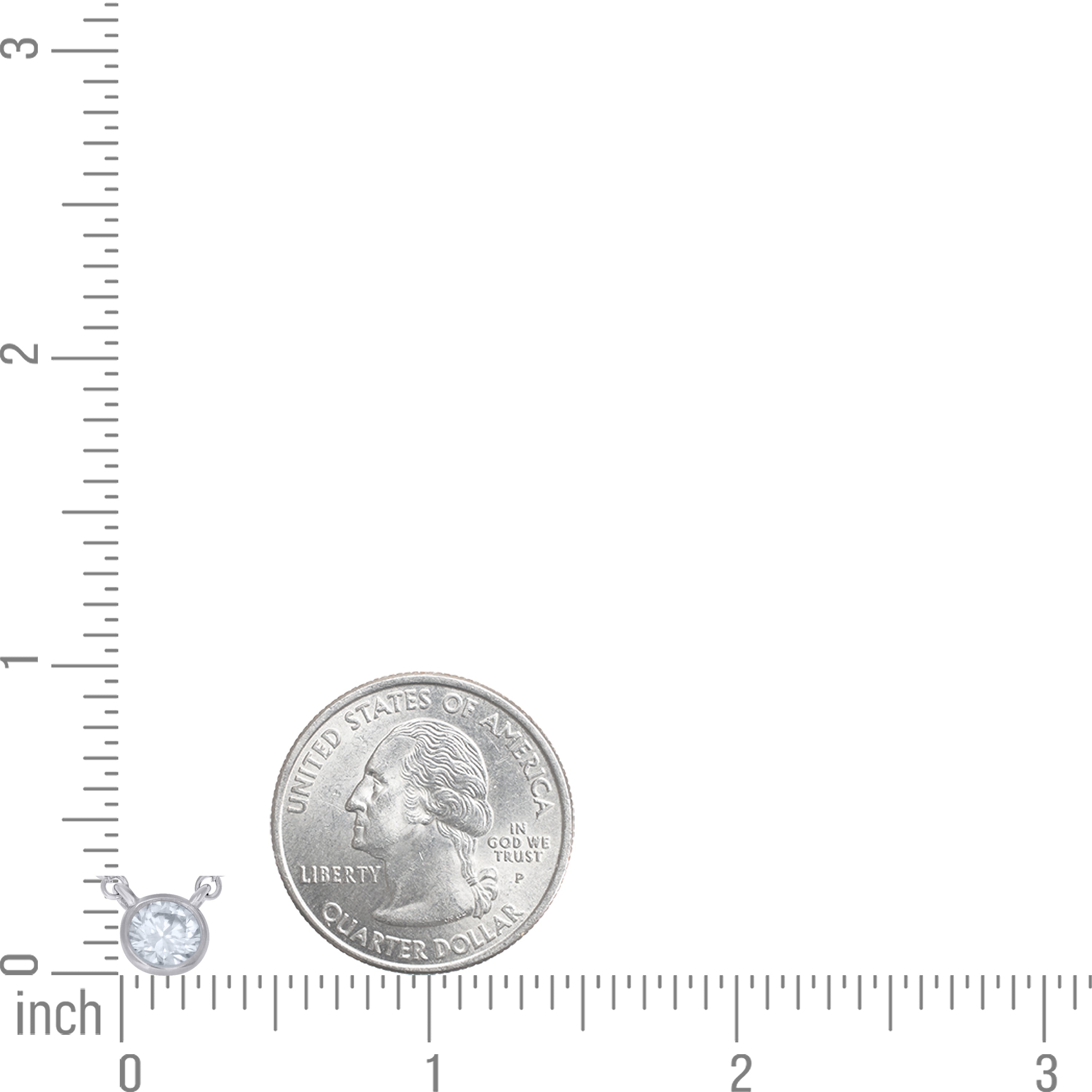 925 Sterling Silver Moissanite Necklace