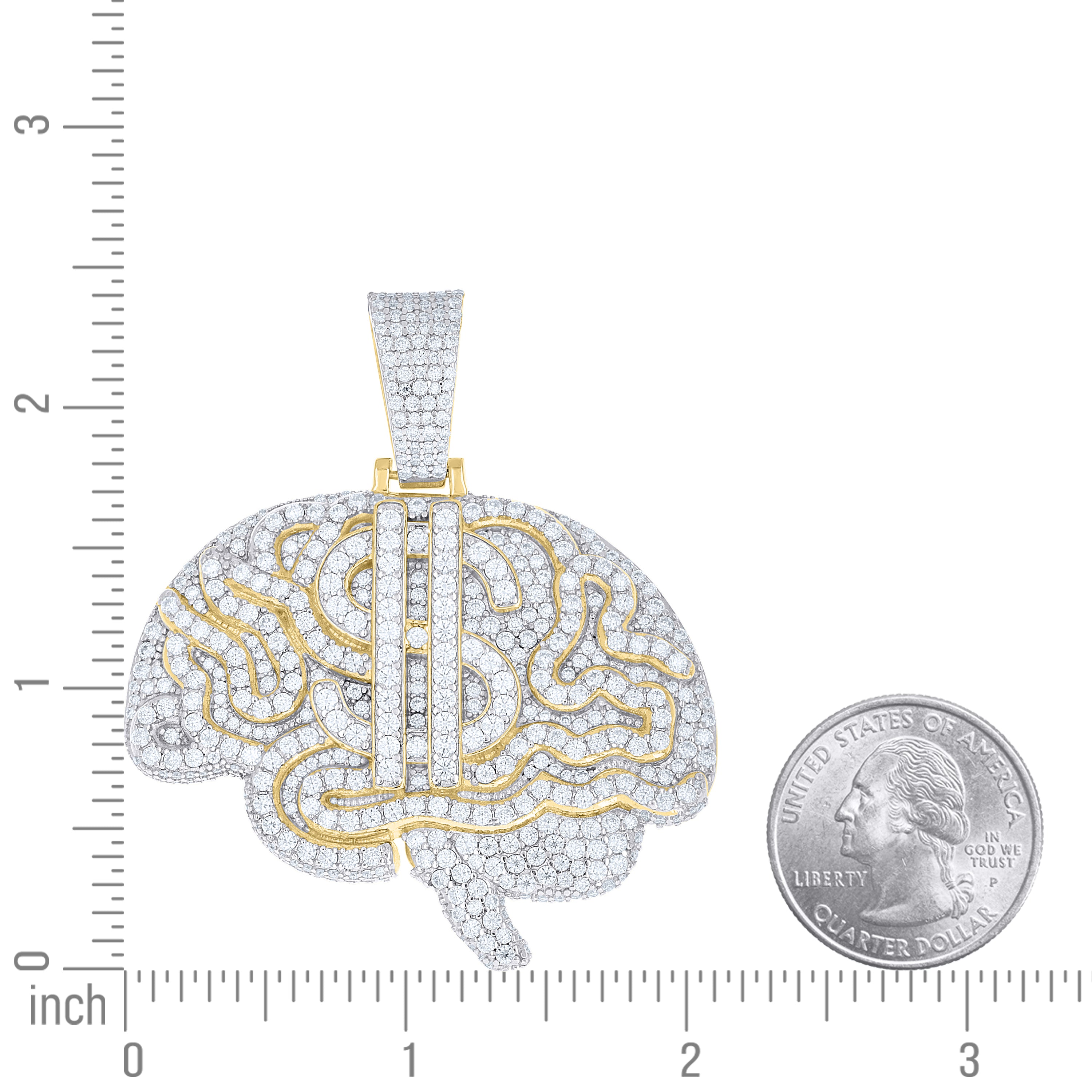 925 Sterling Silver Moissanite Pendant