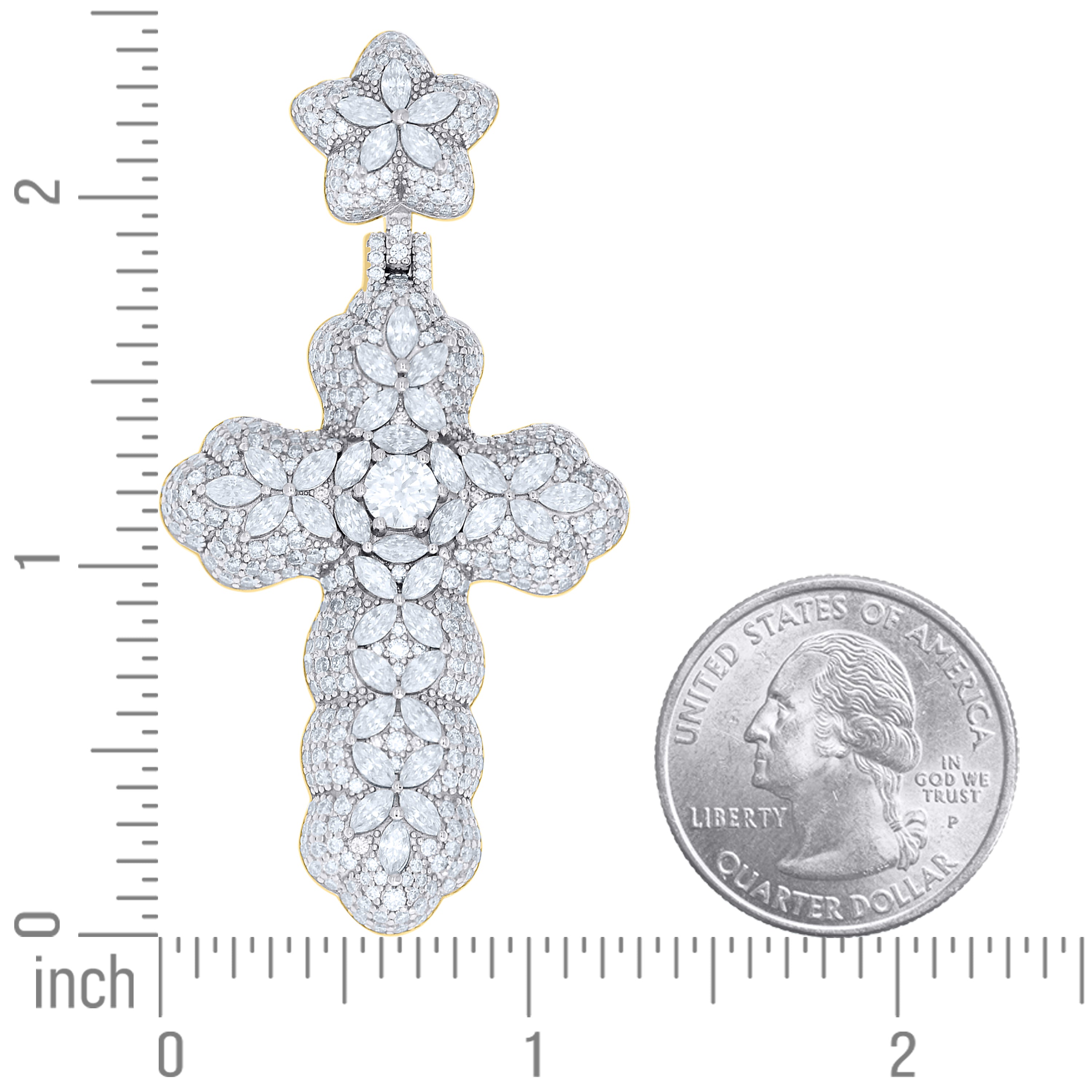 925 Sterling Silver Moissanite Pendant