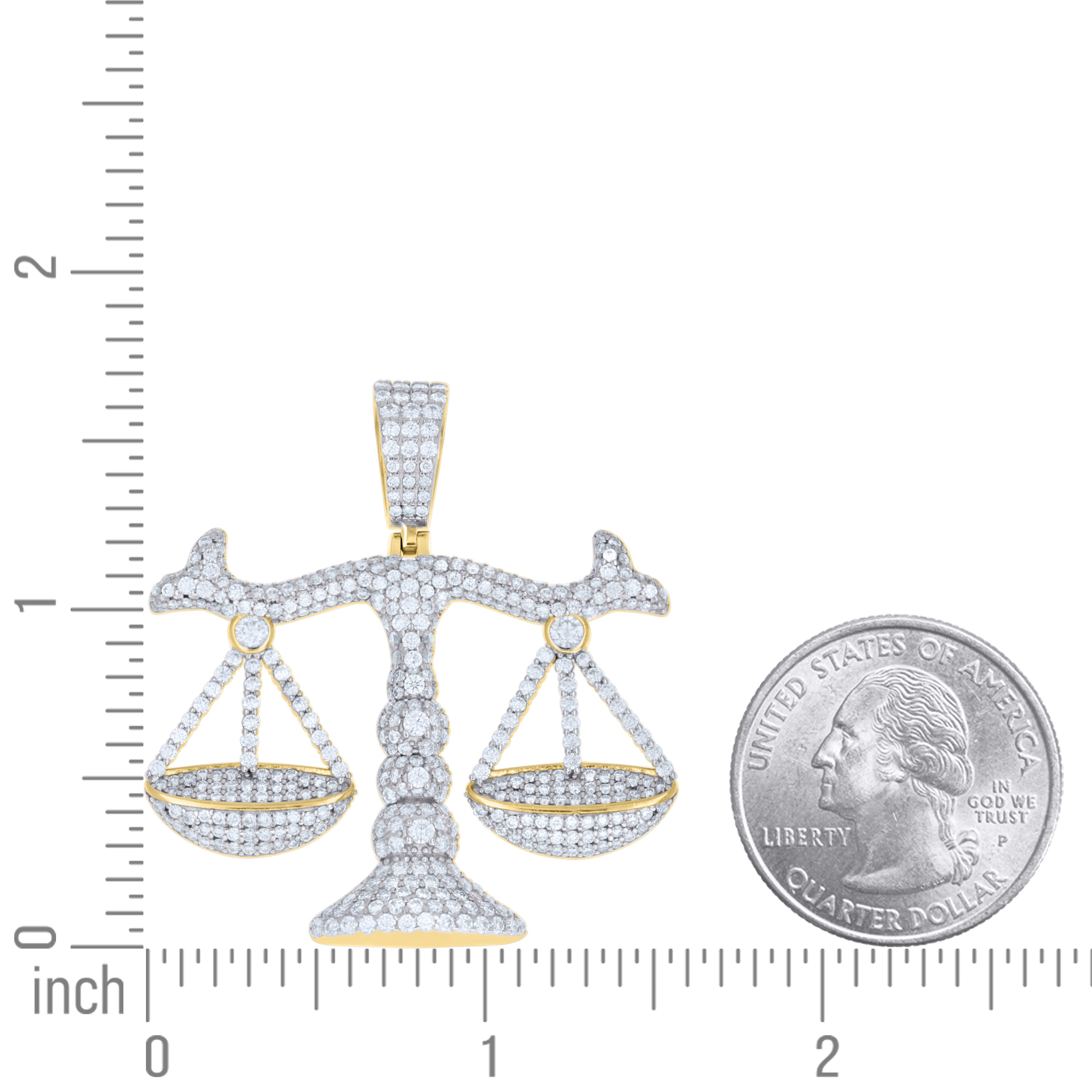 925 Sterling Silver Moissanite Pendant