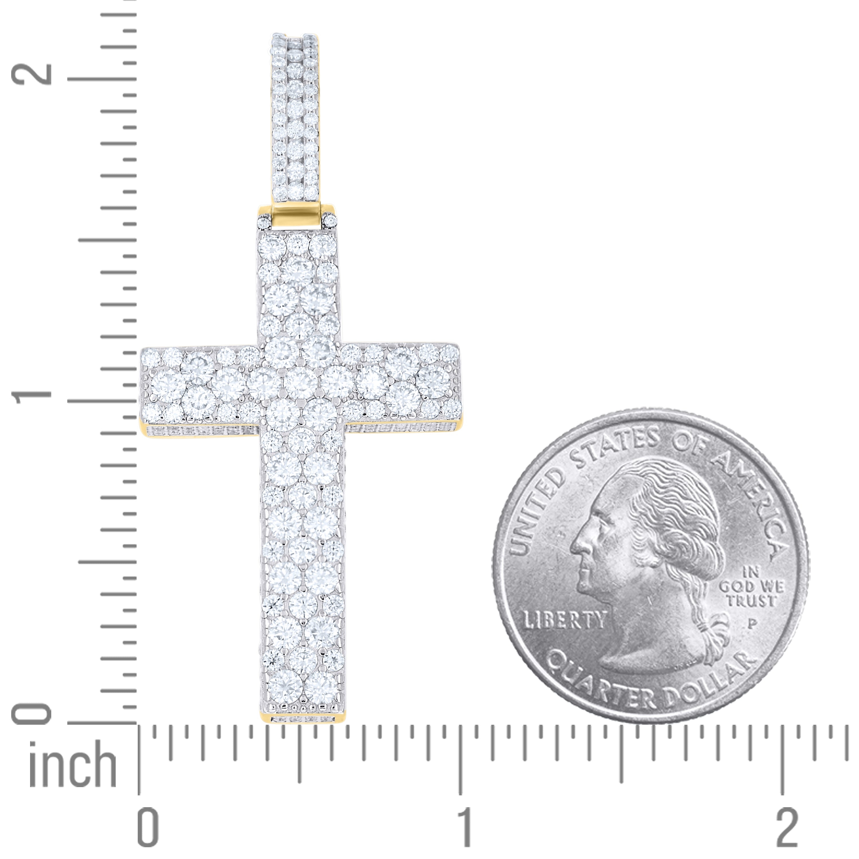925 Sterling Silver Moissanite Pendant