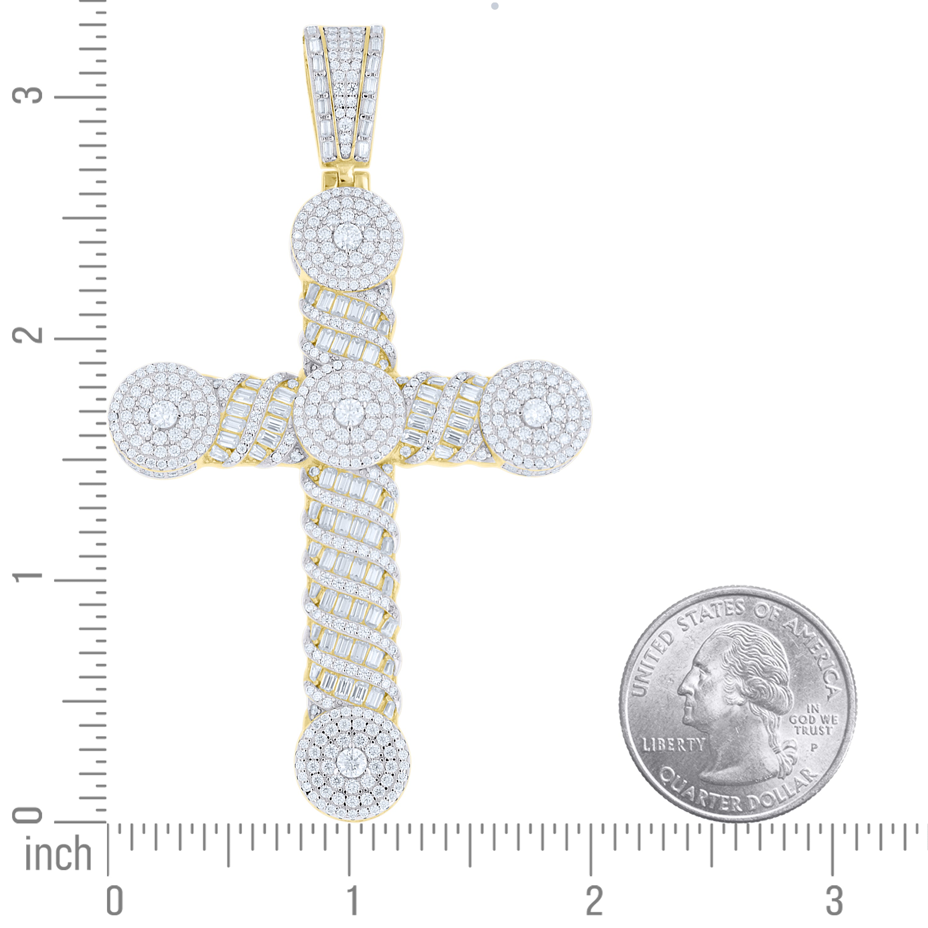 925 Sterling Silver Moissanite Pendant